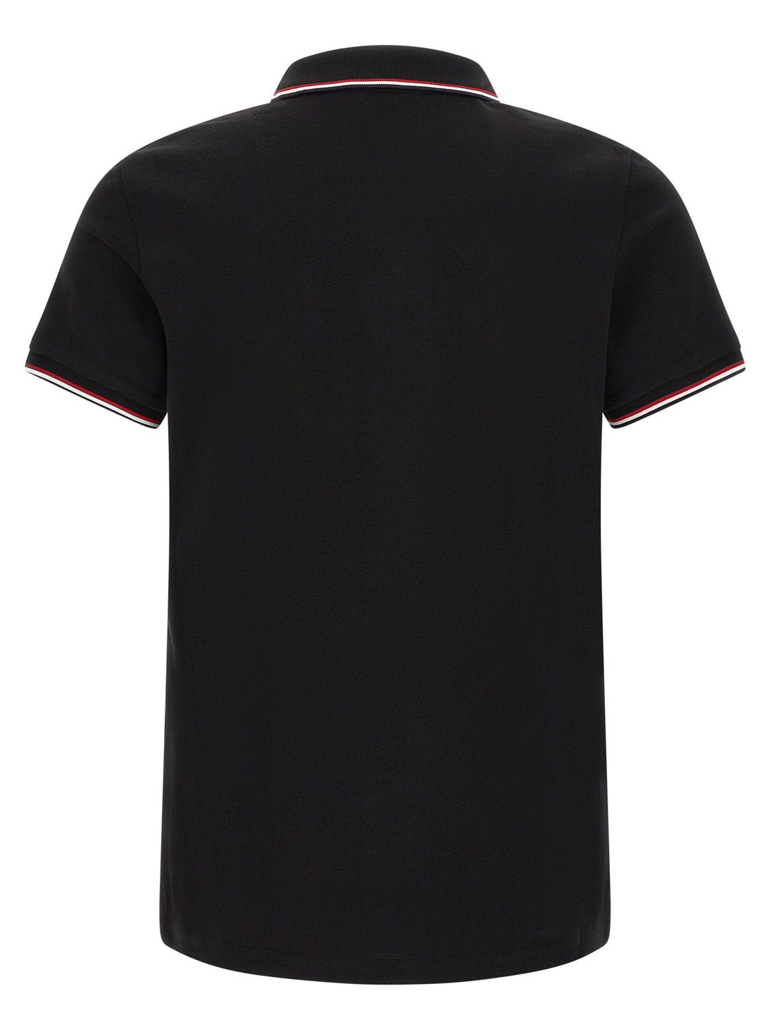 Black Cotton Polo Shirt