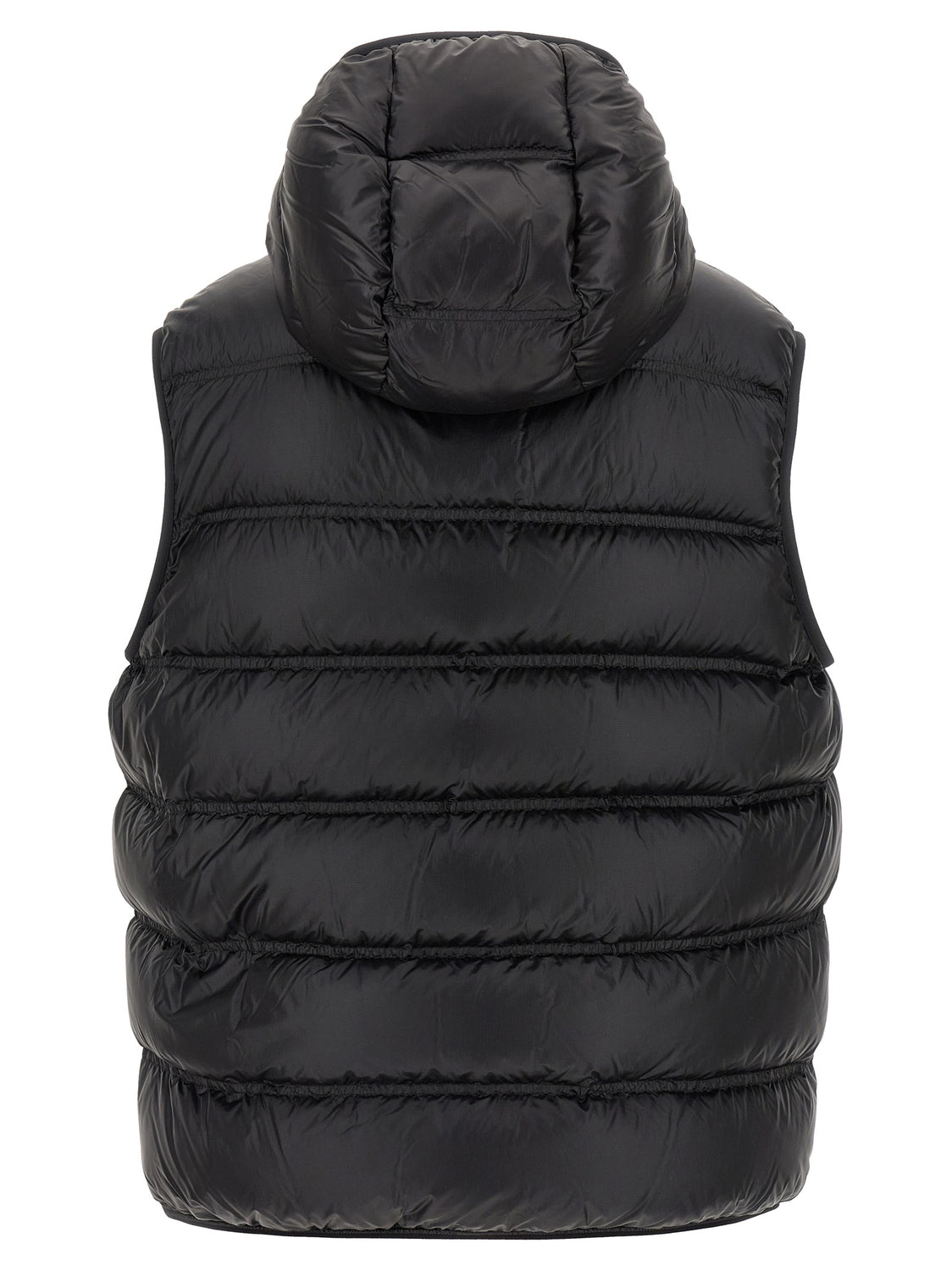 Black Polyamide Sleeveless Jacket