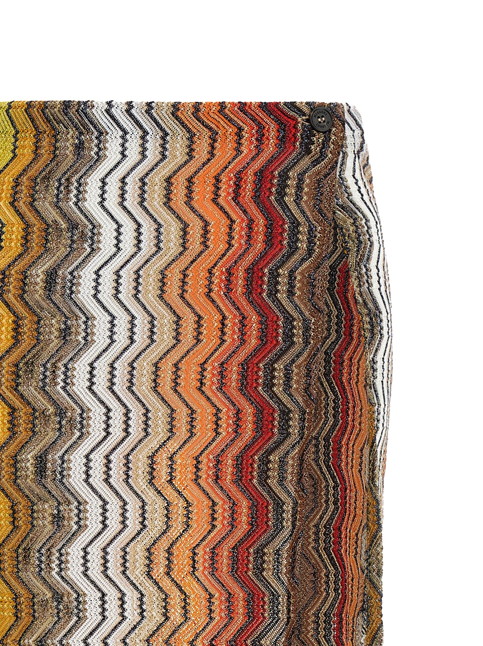 Multicolor Viscose Mini Skirt