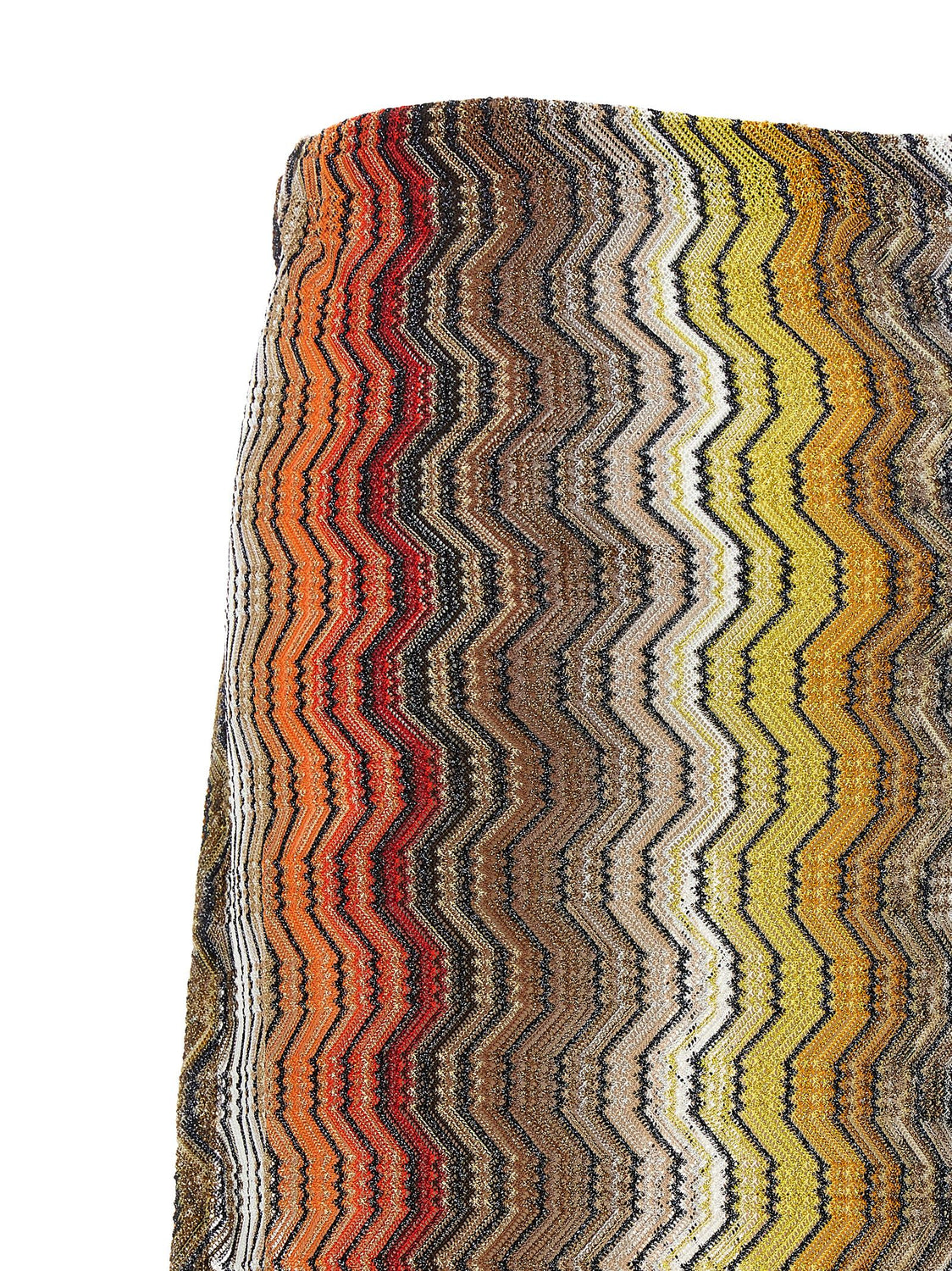 Multicolor Viscose Mini Skirt