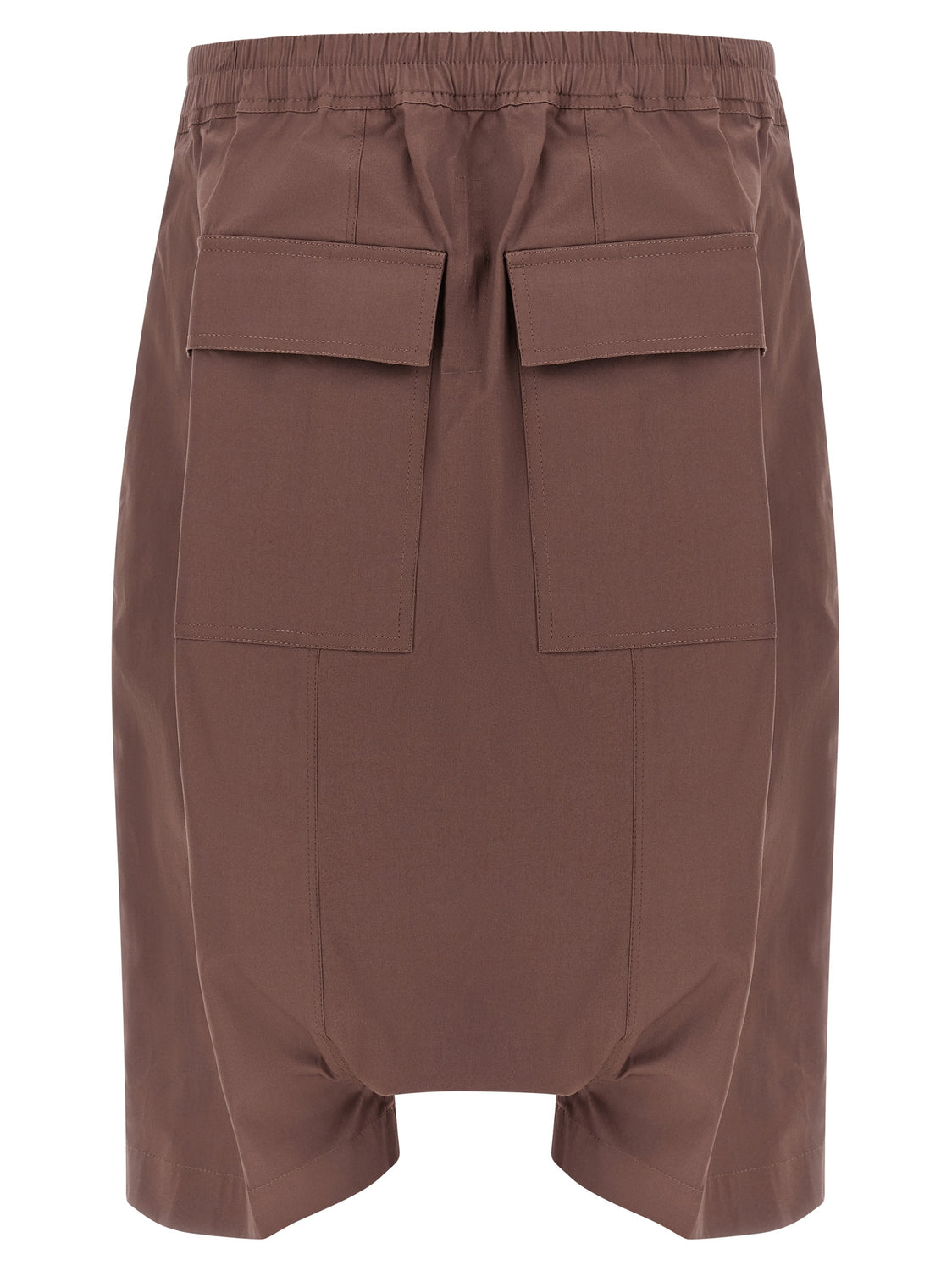 Brown Cotton Bermuda Shorts