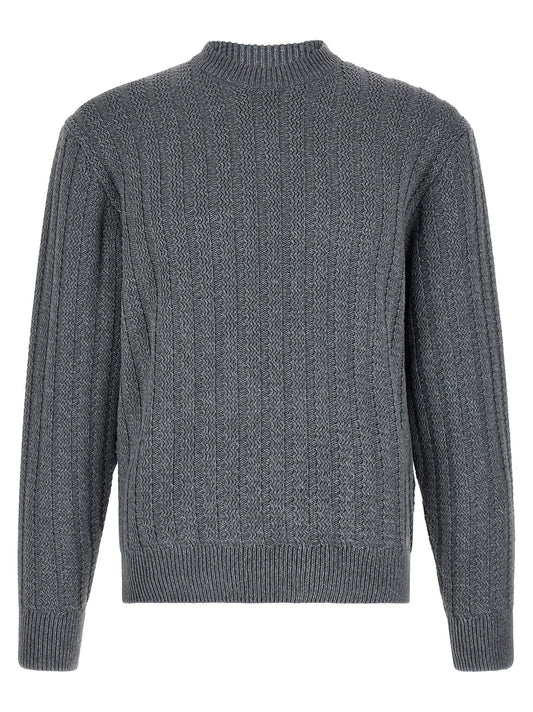 Gray Cotton Cardigan