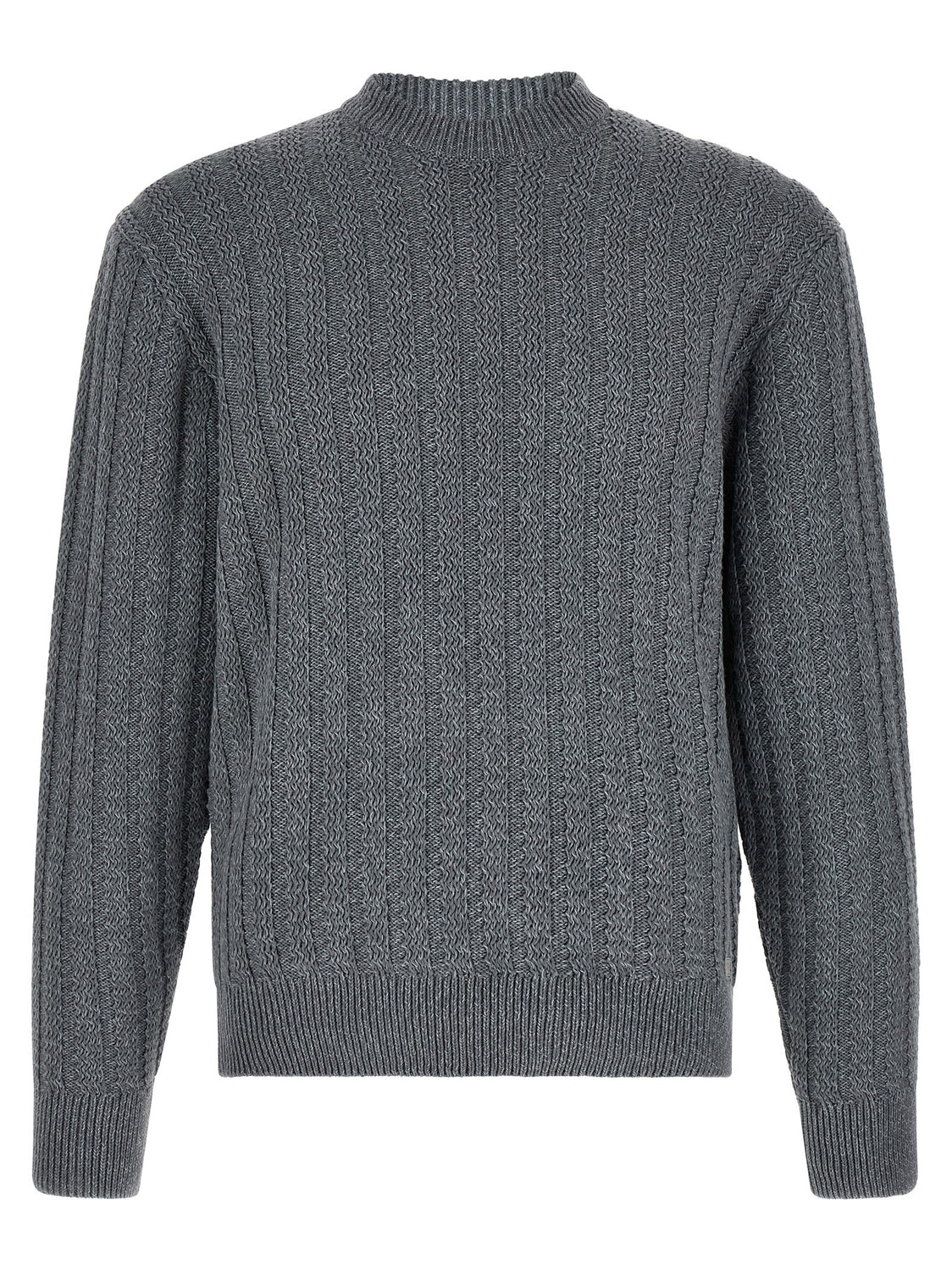 Gray Cotton Cardigan