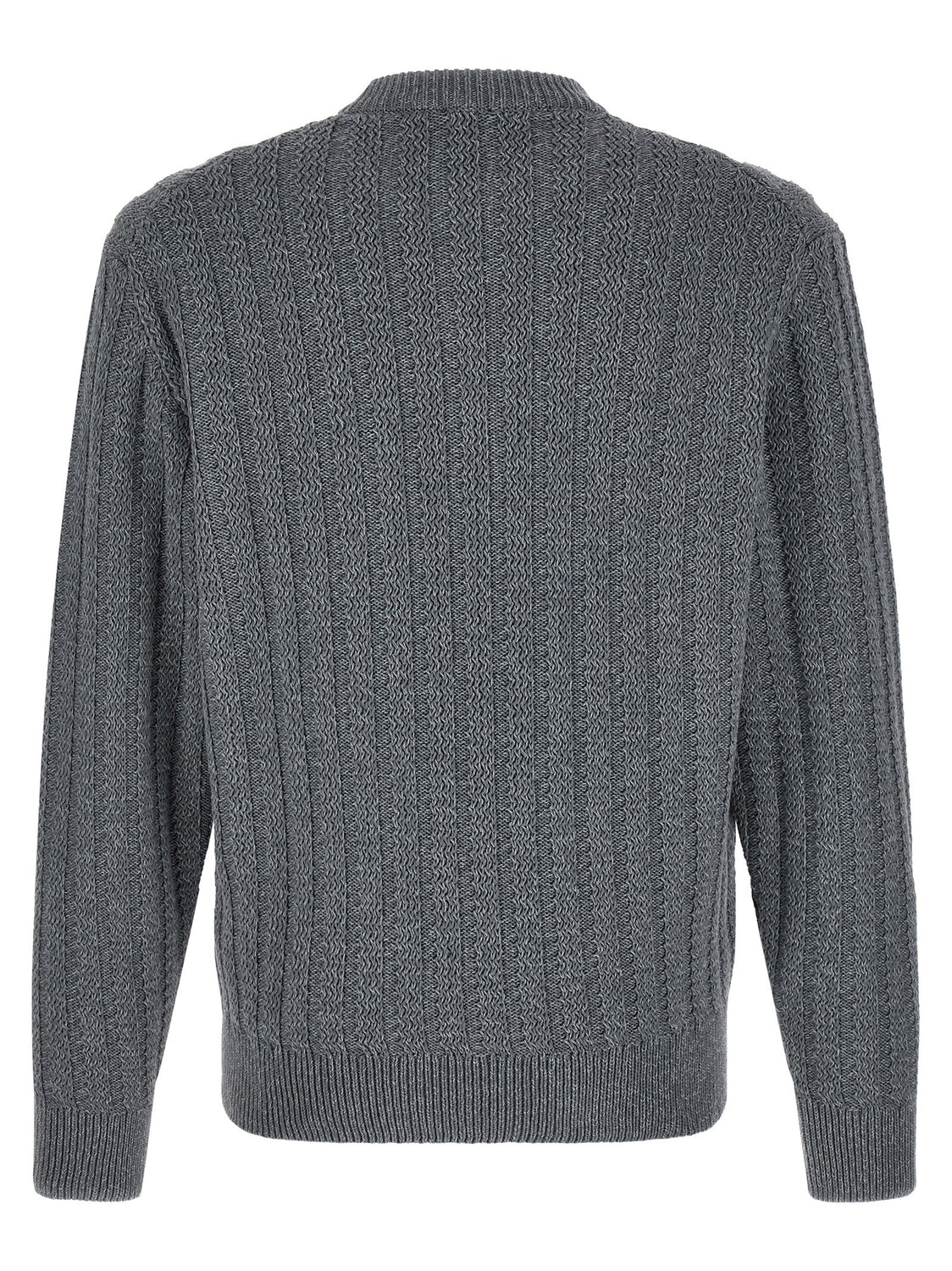 Gray Cotton Cardigan