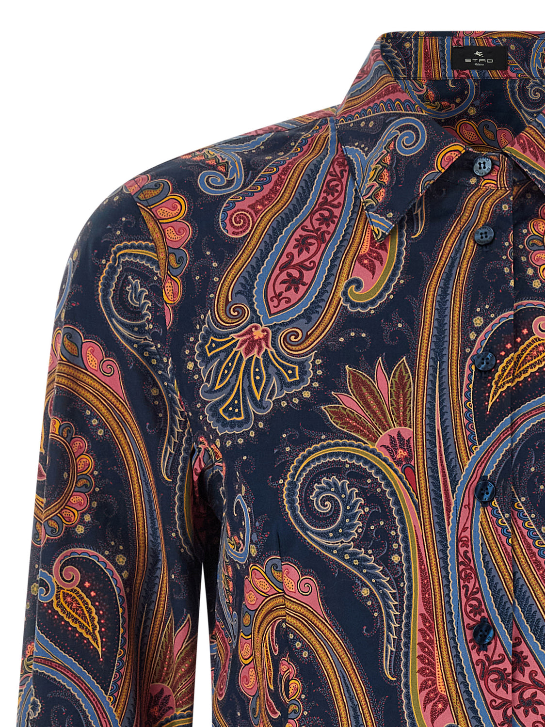 Blue Cotton Blouse