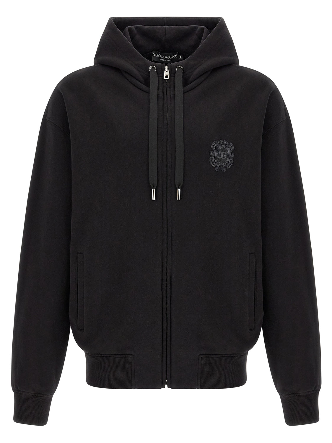 Black Cotton Sweatshirt