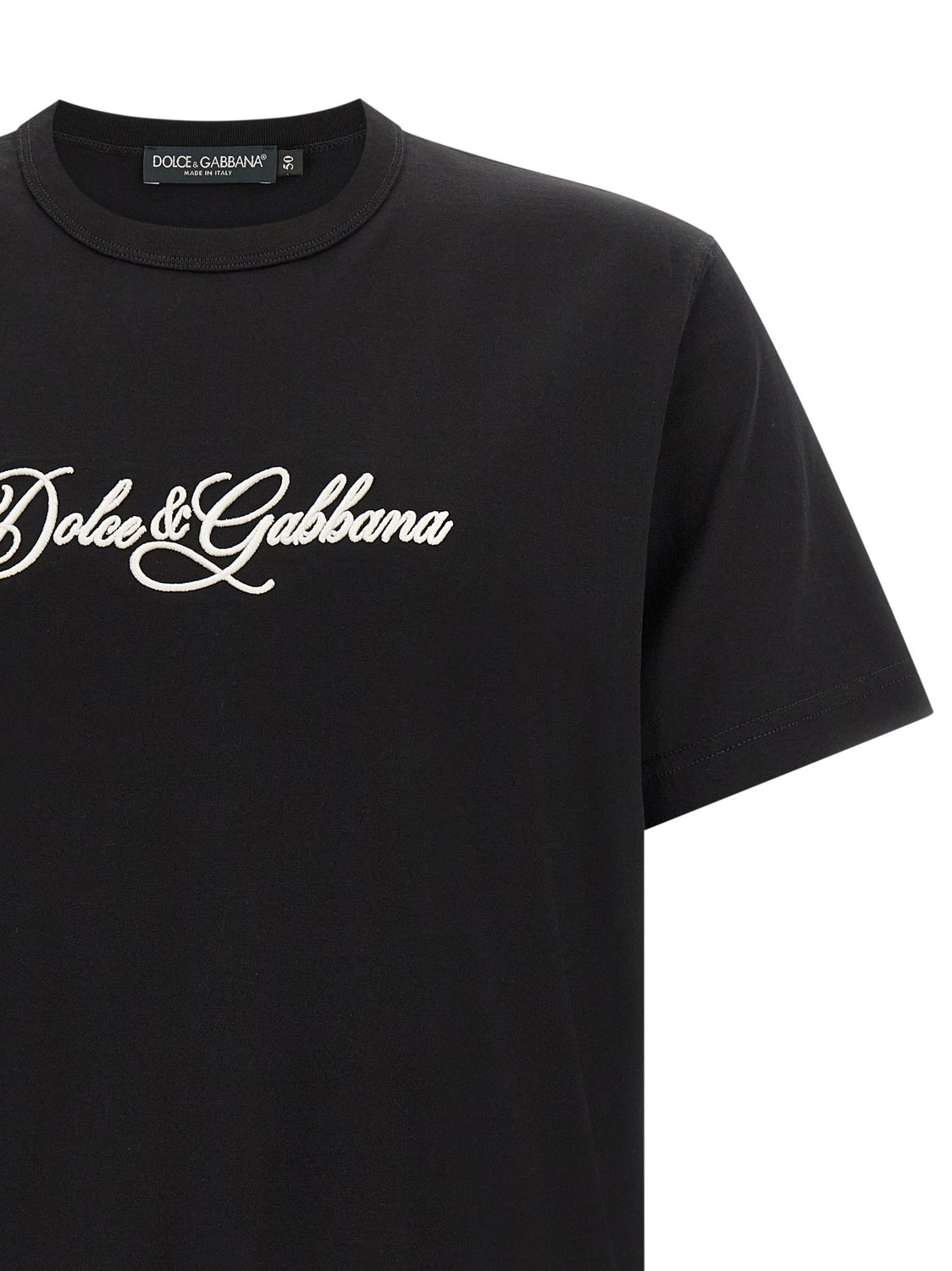 Black Cotton T-Shirt