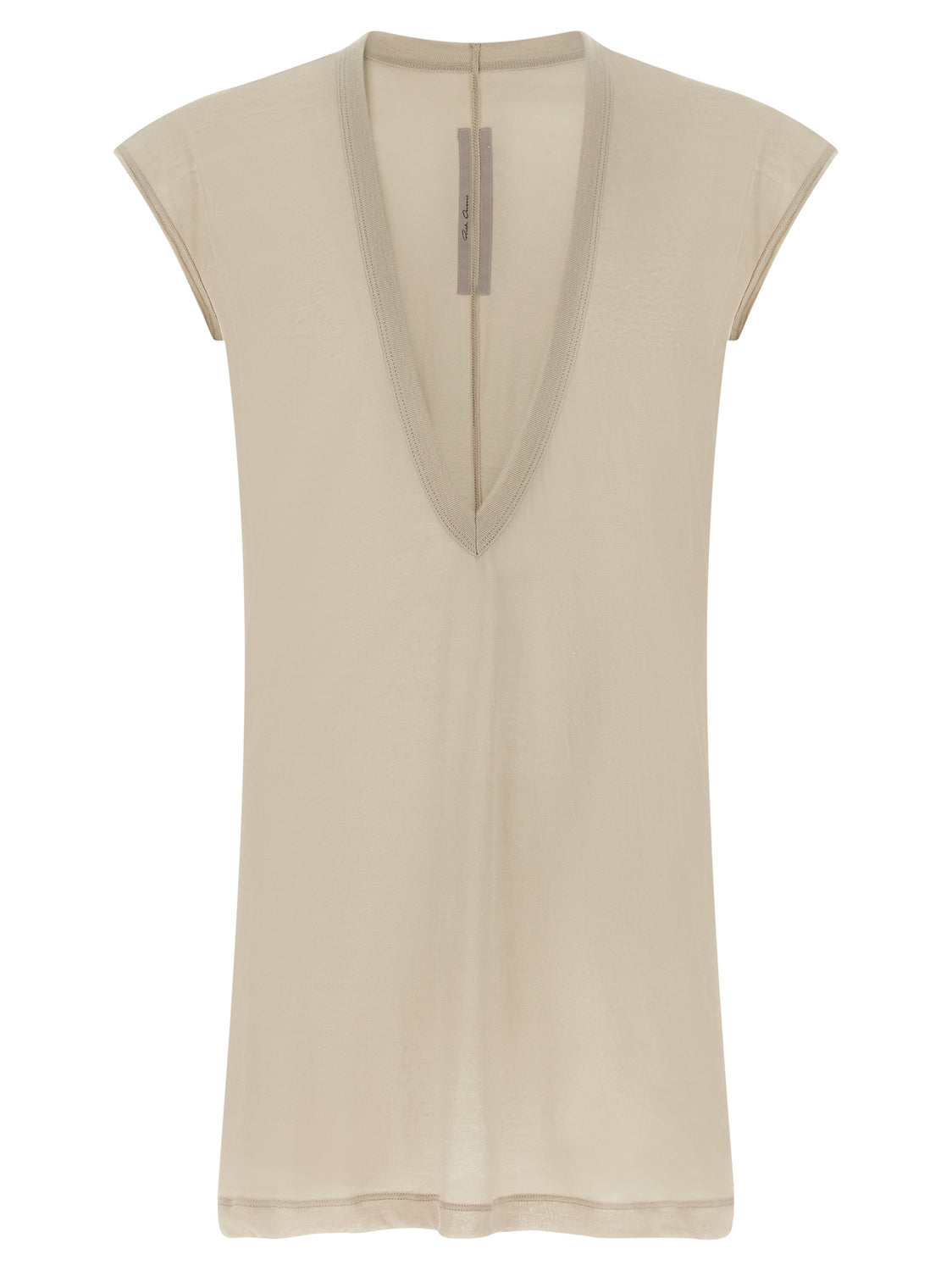 Beige Cotton T-Shirt
