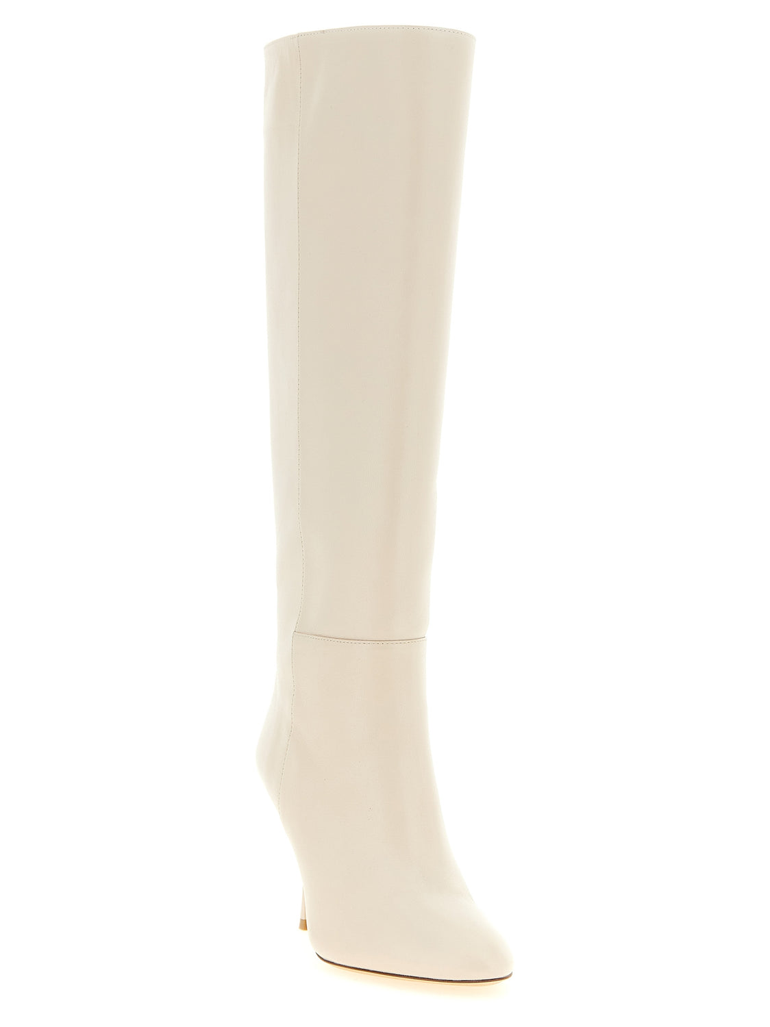 White Lamb Leather Over The Knee