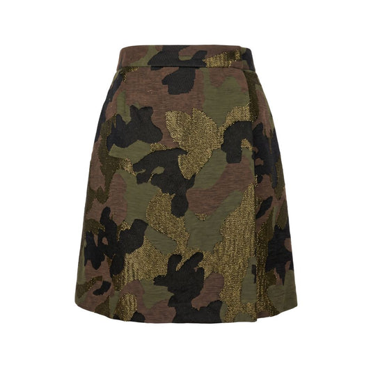 Black Cotton Women Skirt