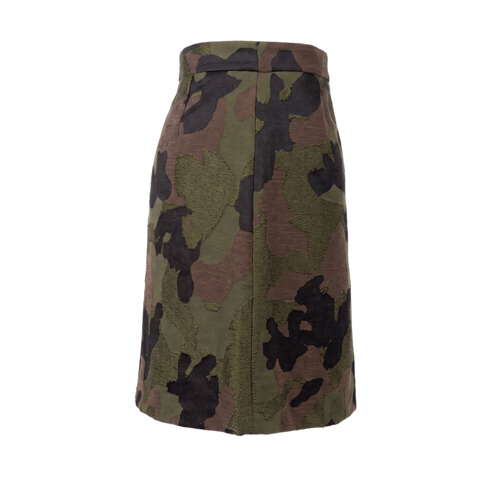 Black Cotton Women Skirt