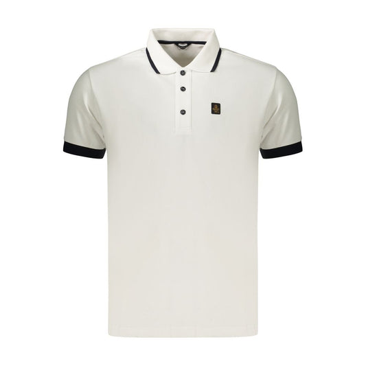 White Cotton Men's Polo