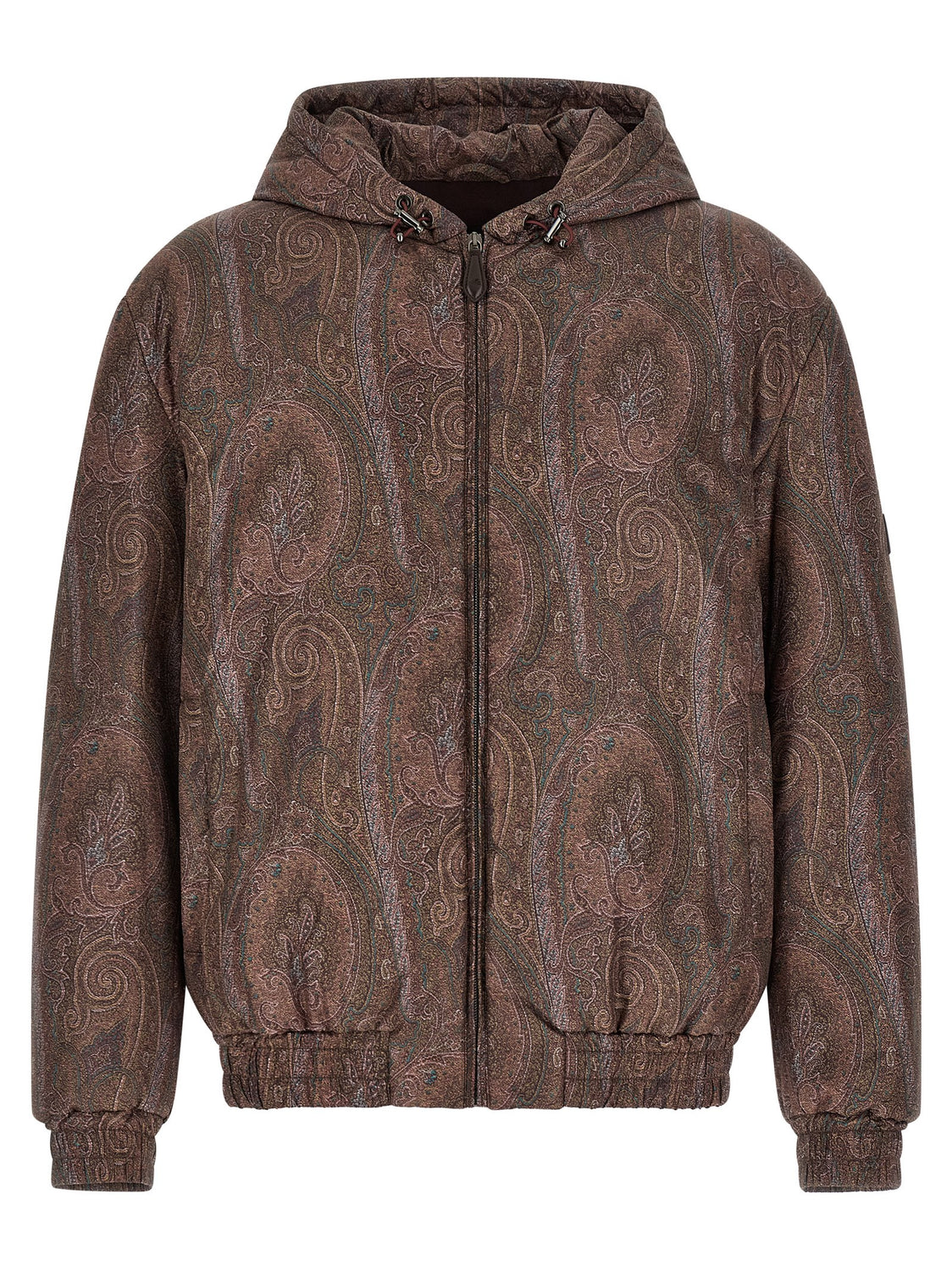 Brown Polyester Bomber