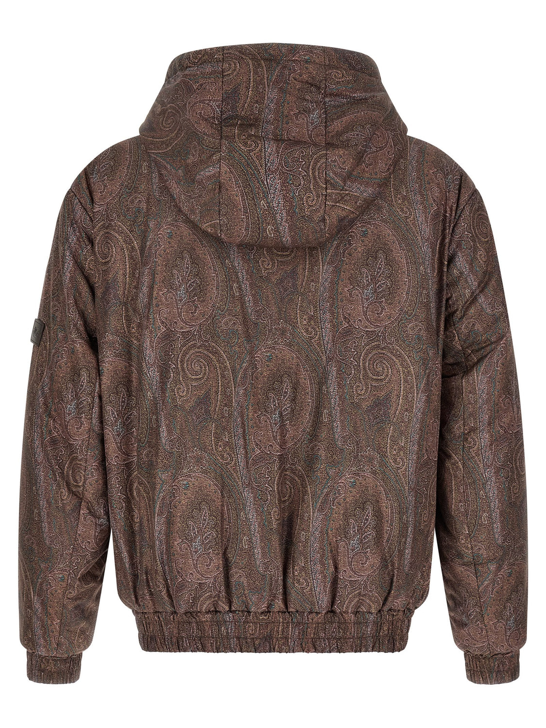 Brown Polyester Bomber
