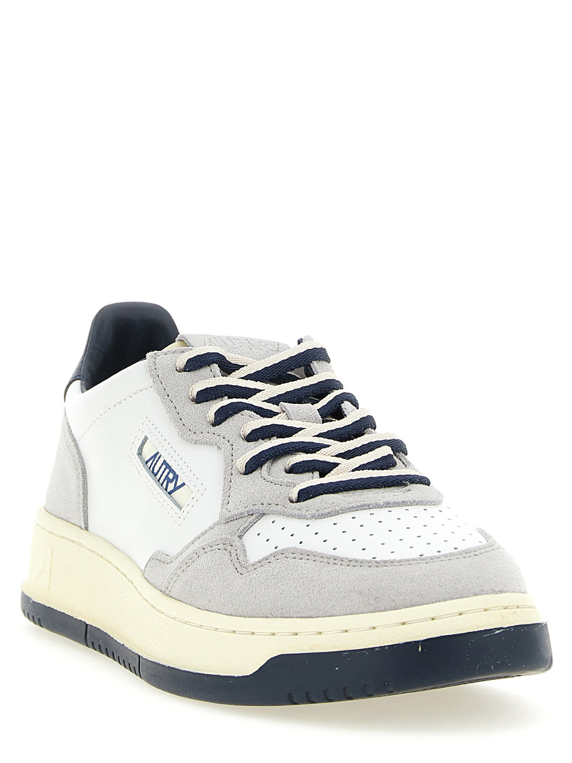Multicolor Cowhide Athletic Sneakers
