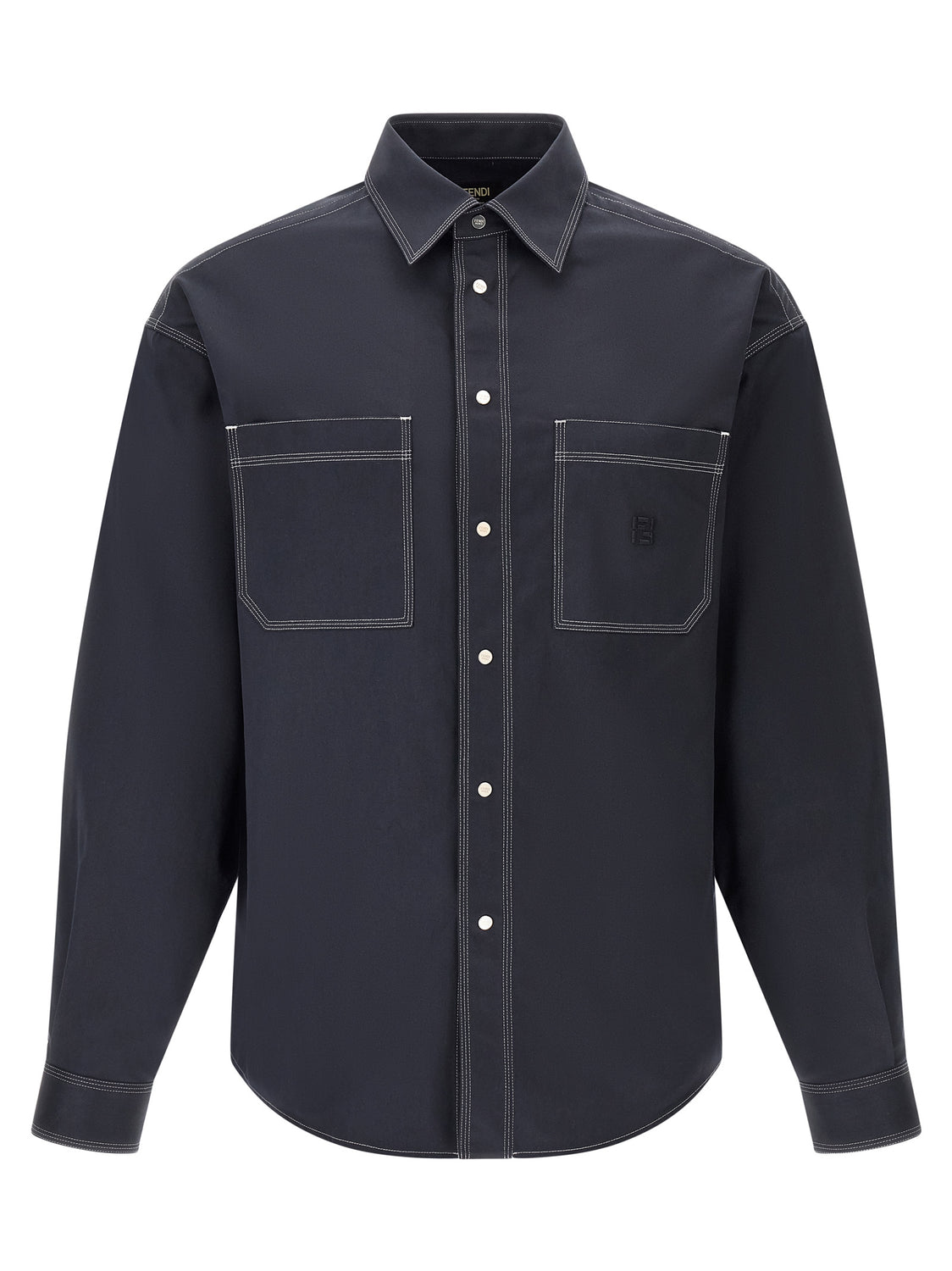 Blue Cotton Blouse