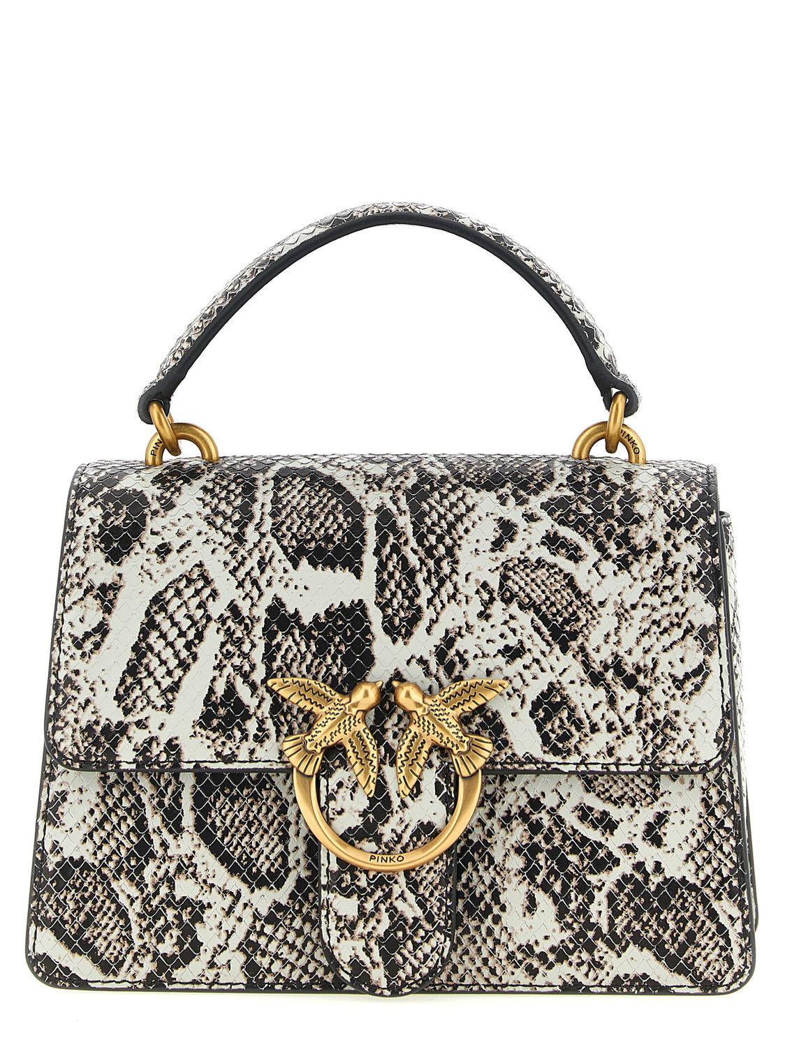 Gray Calfskin Handbag