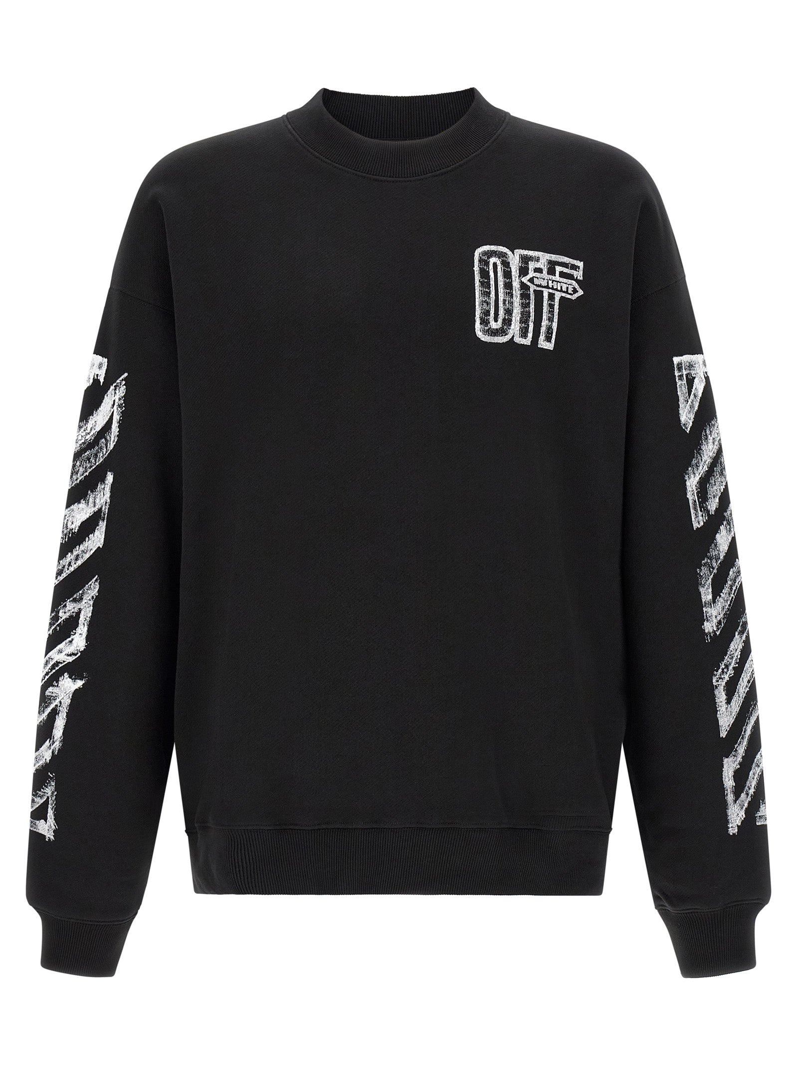 Black Cotton Sweatshirt