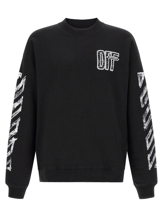 Black Cotton Sweatshirt