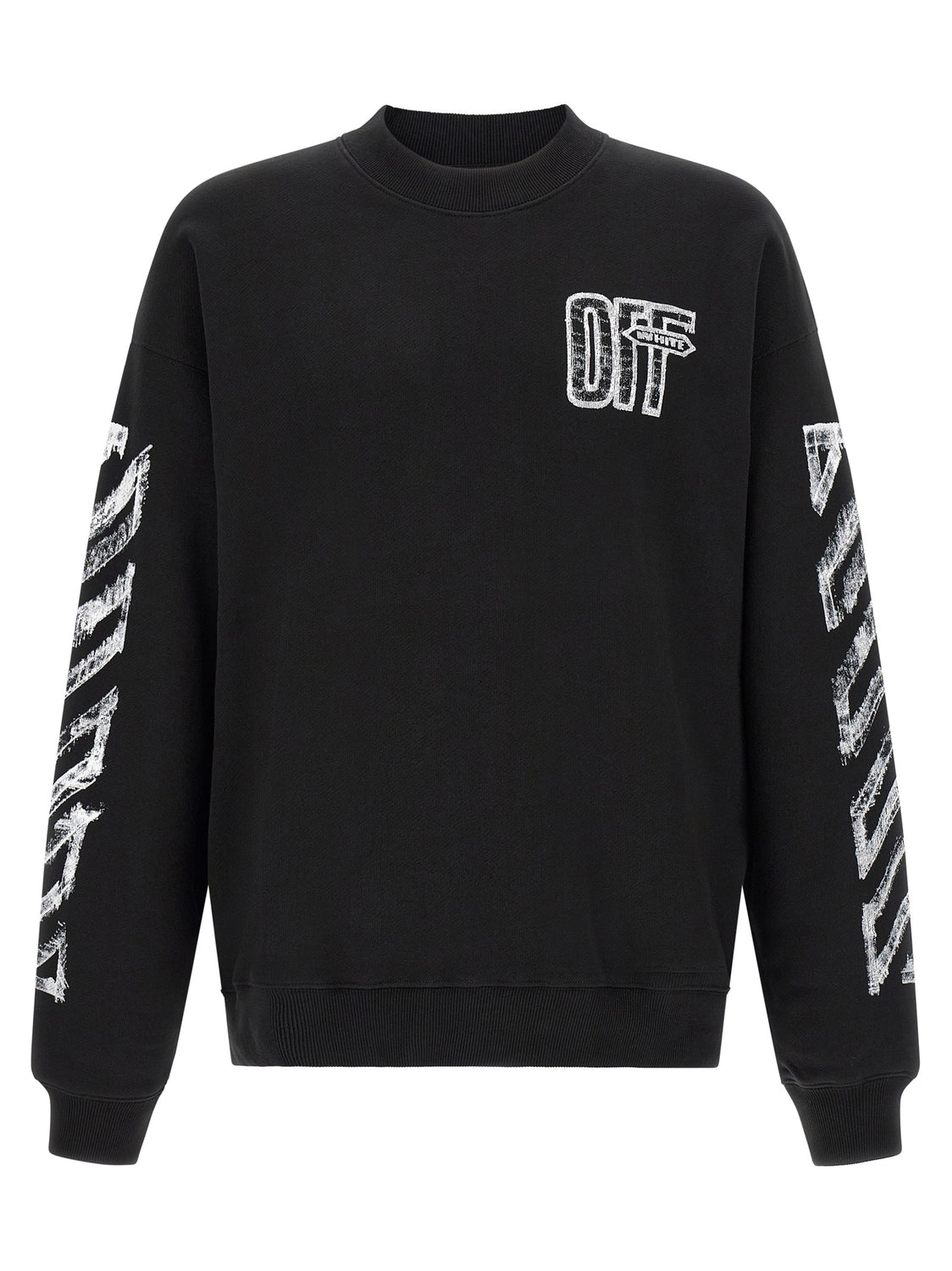 Black Cotton Sweatshirt