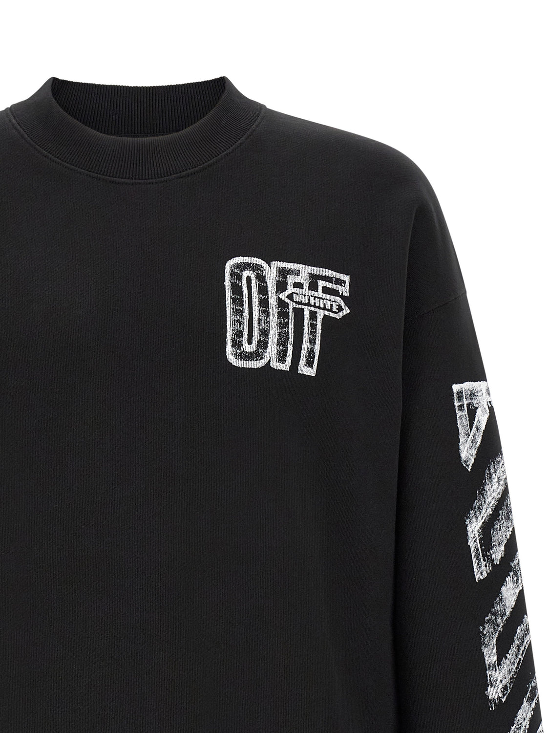 Black Cotton Sweatshirt