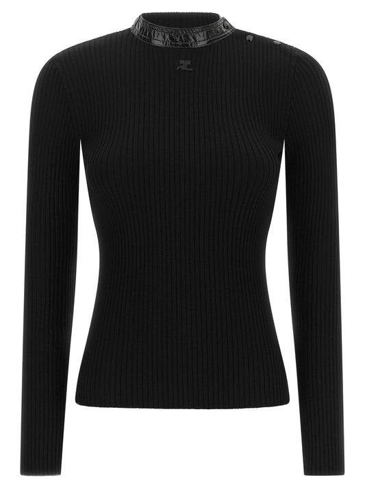 Black Viscose Cardigan