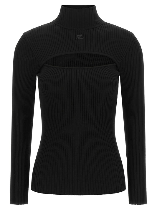 Black Viscose Cardigan