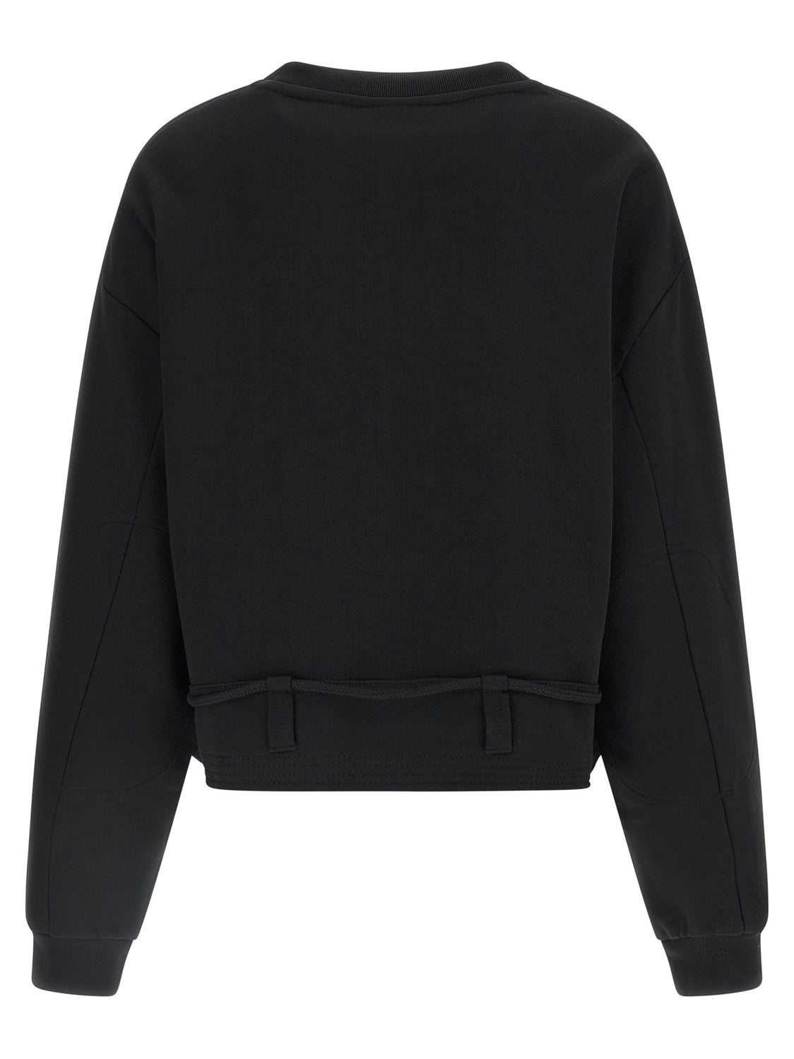 Black Cotton Sweatshirt