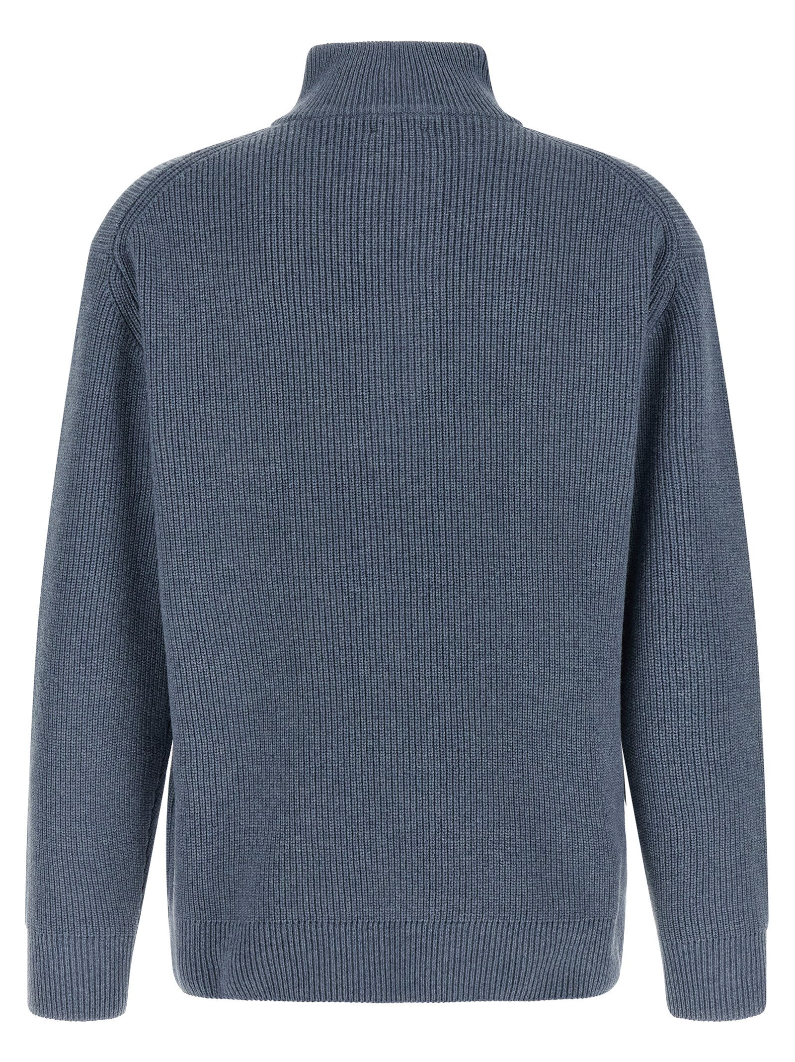 Blue Wool Cardigan