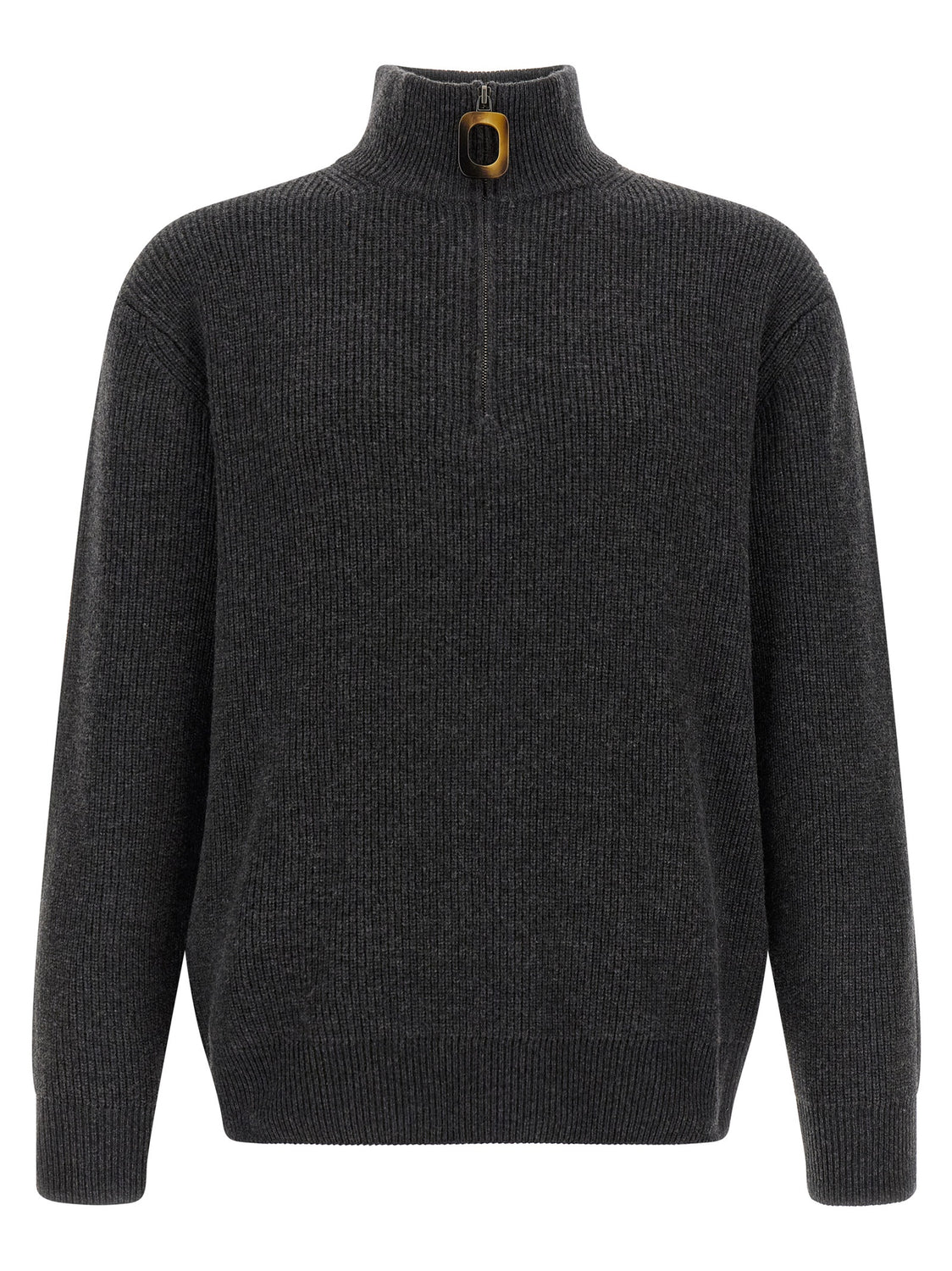 Gray Wool Cardigan