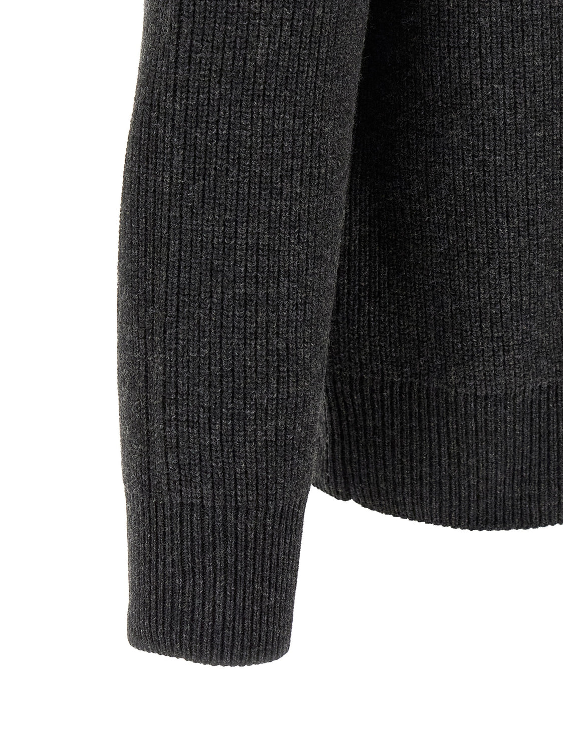 Gray Wool Cardigan