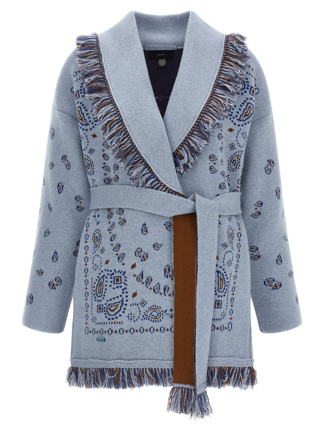 Blue Cashmere Cardigan