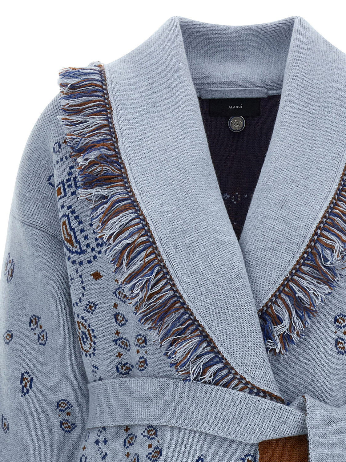 Blue Cashmere Cardigan