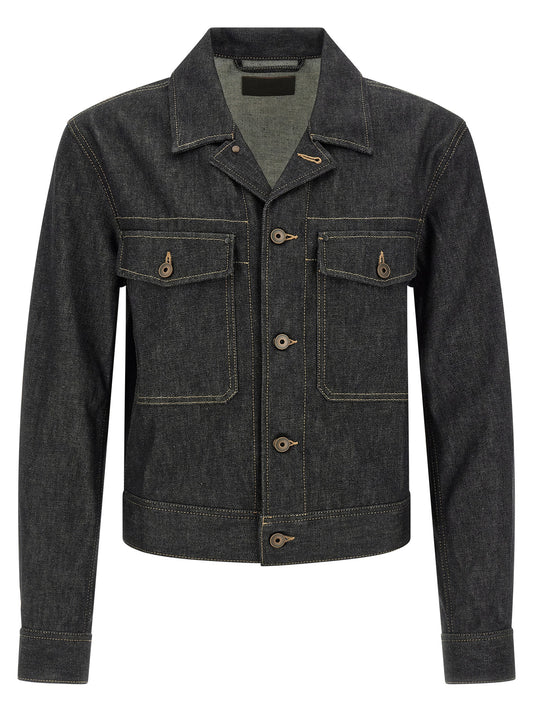 Blue Cotton Denim Jacket