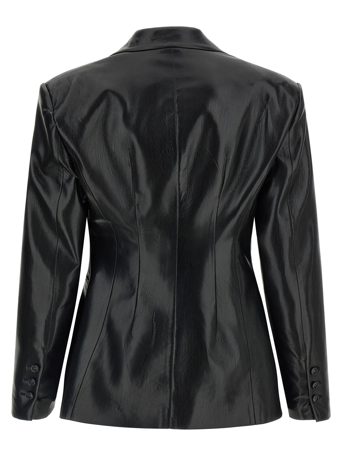 Black Polyester Blazer