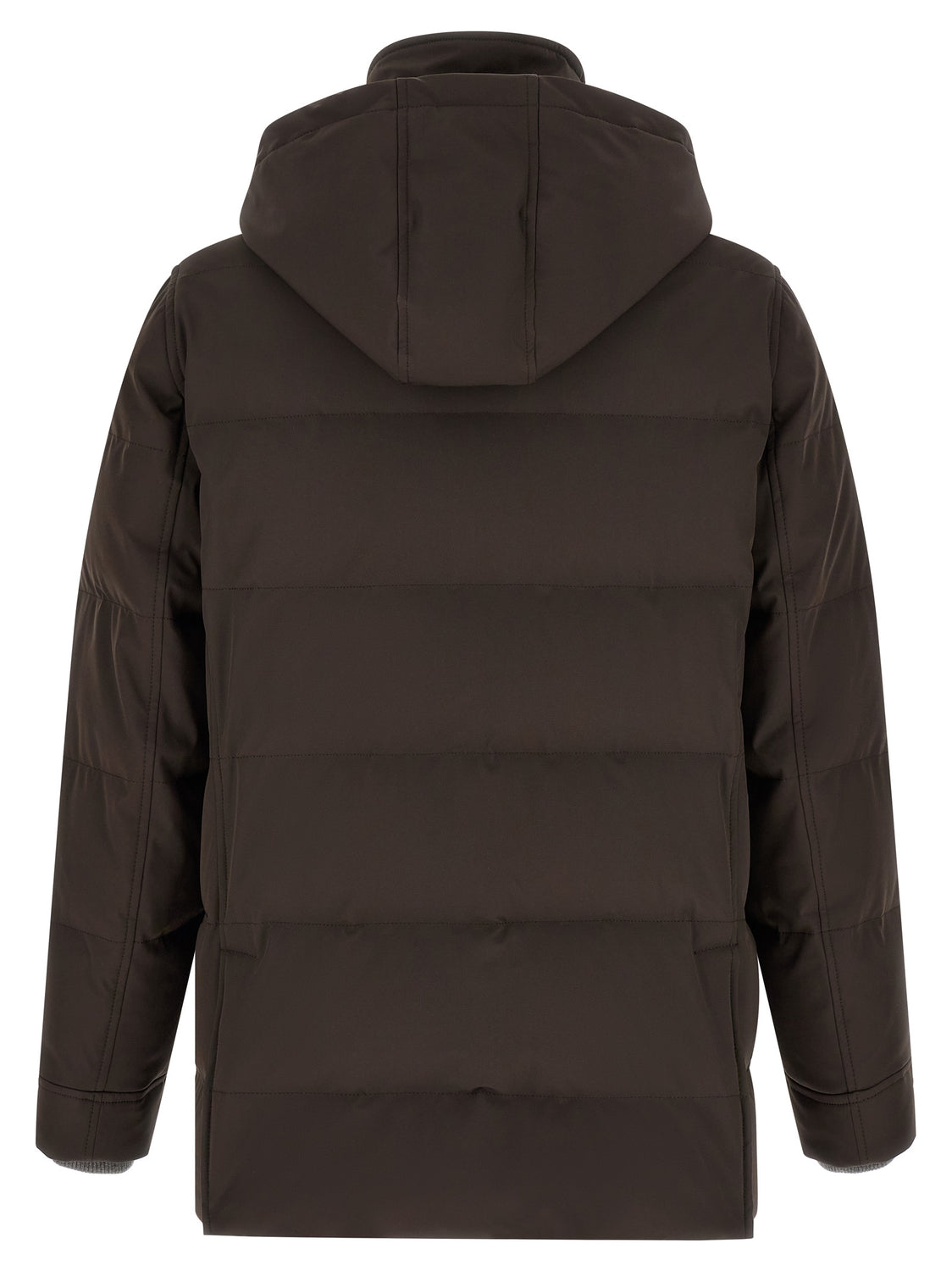 Brown Polyamide Parka