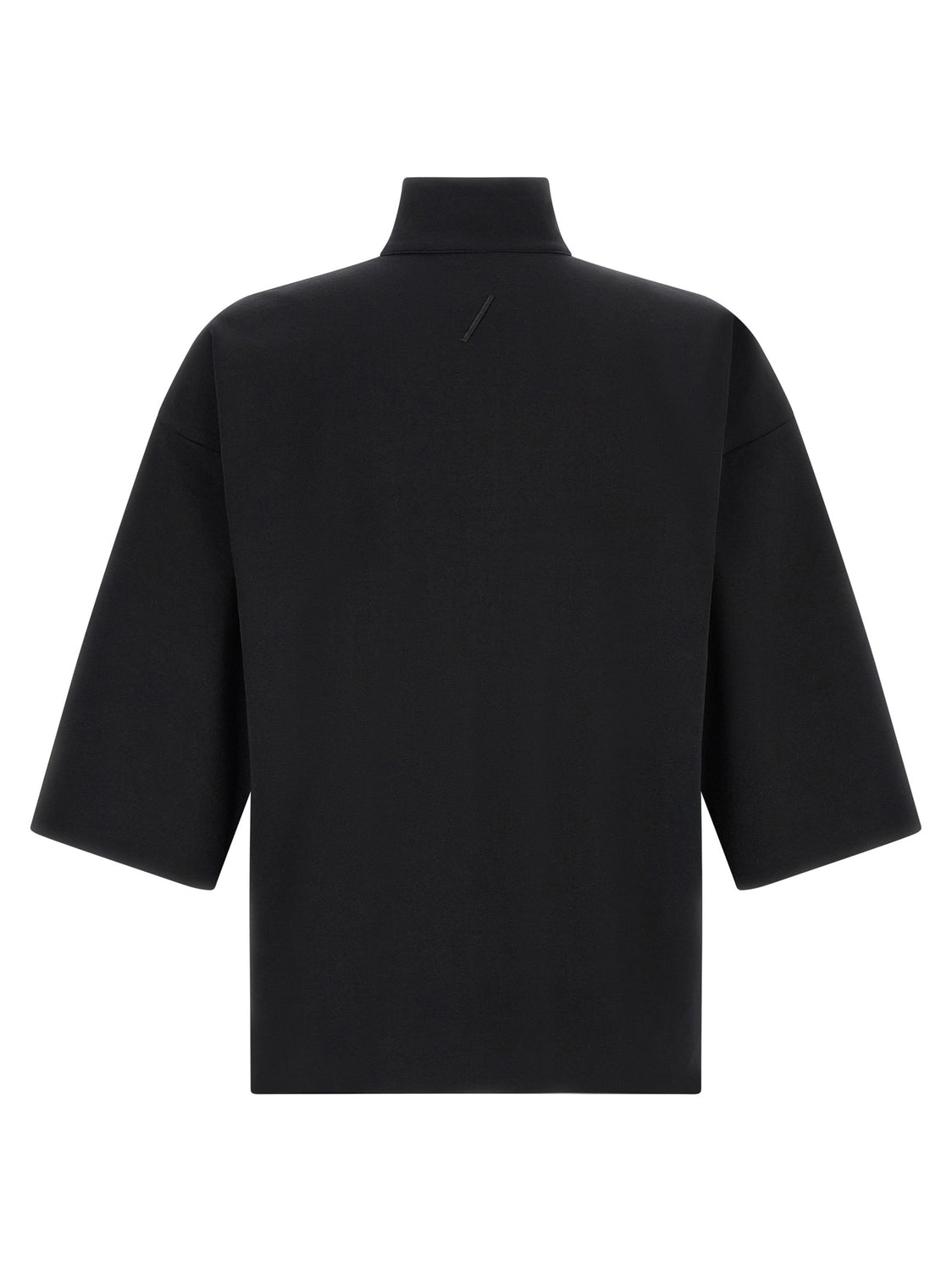Black Cotton Sweatshirt
