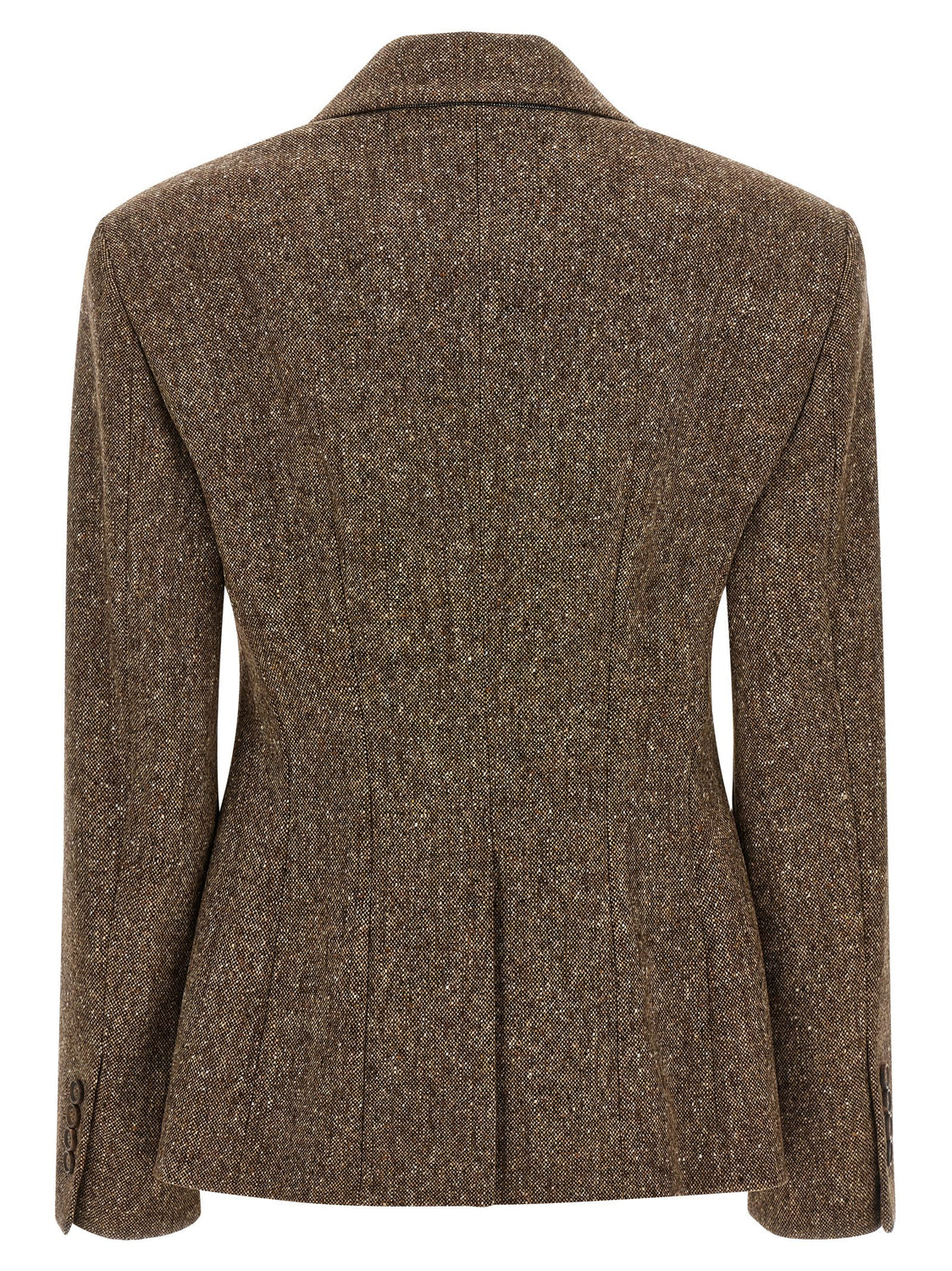 Brown Virgin Wool Blazer