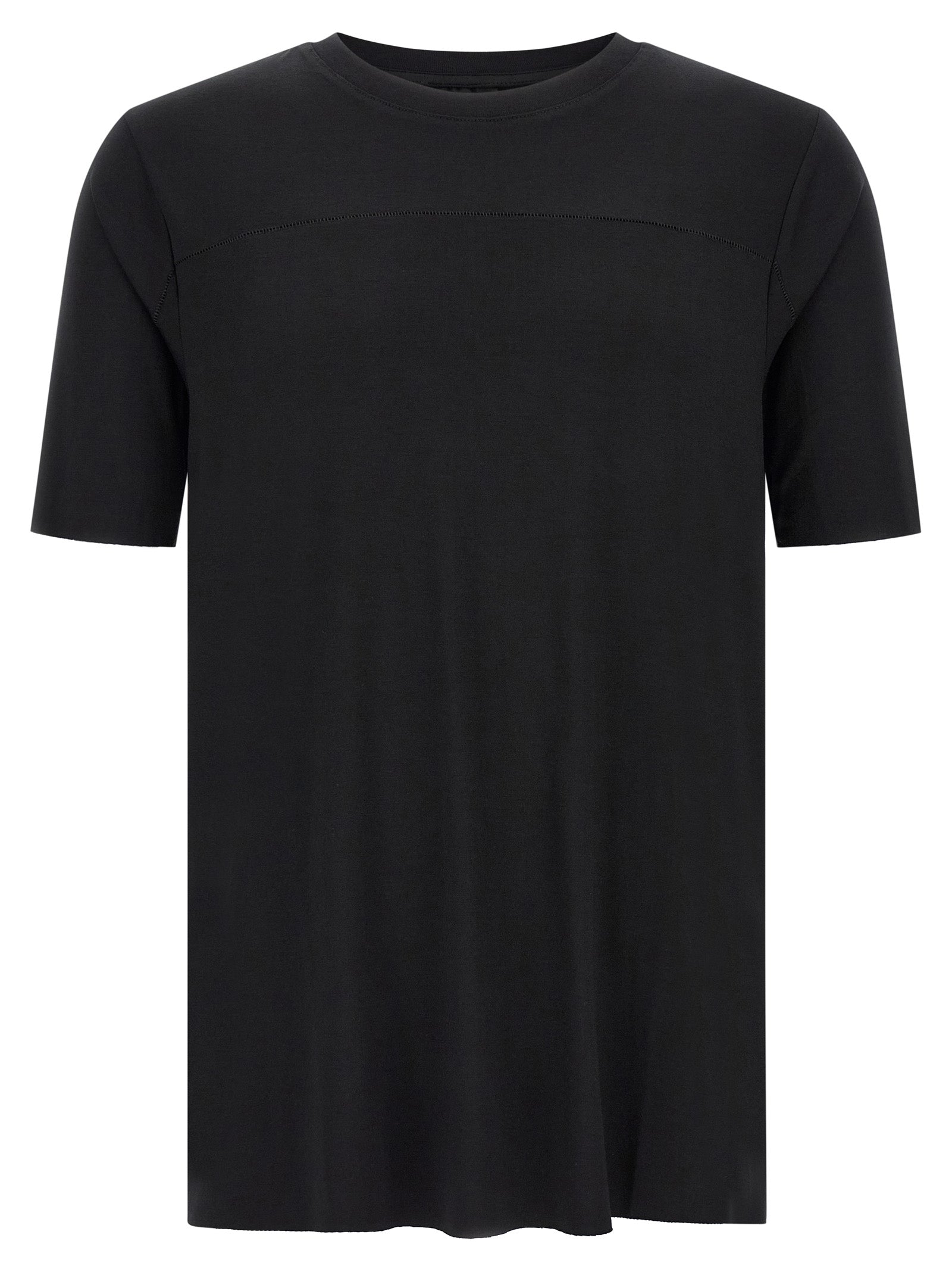 Black Viscose T-Shirt