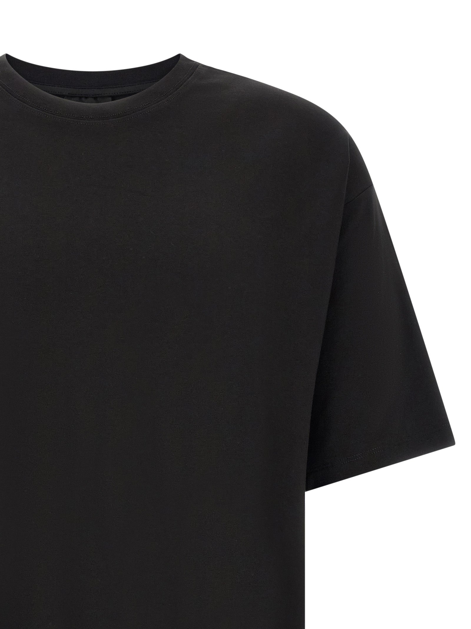 Black Cotton T-Shirt