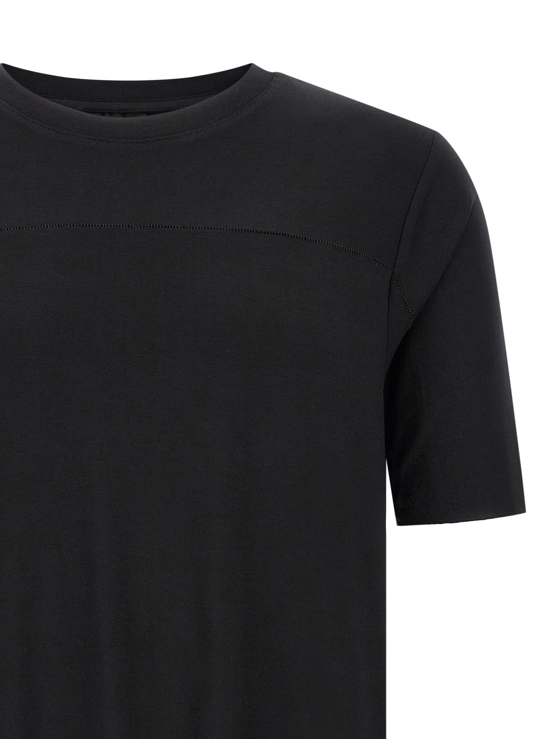 Black Viscose T-Shirt