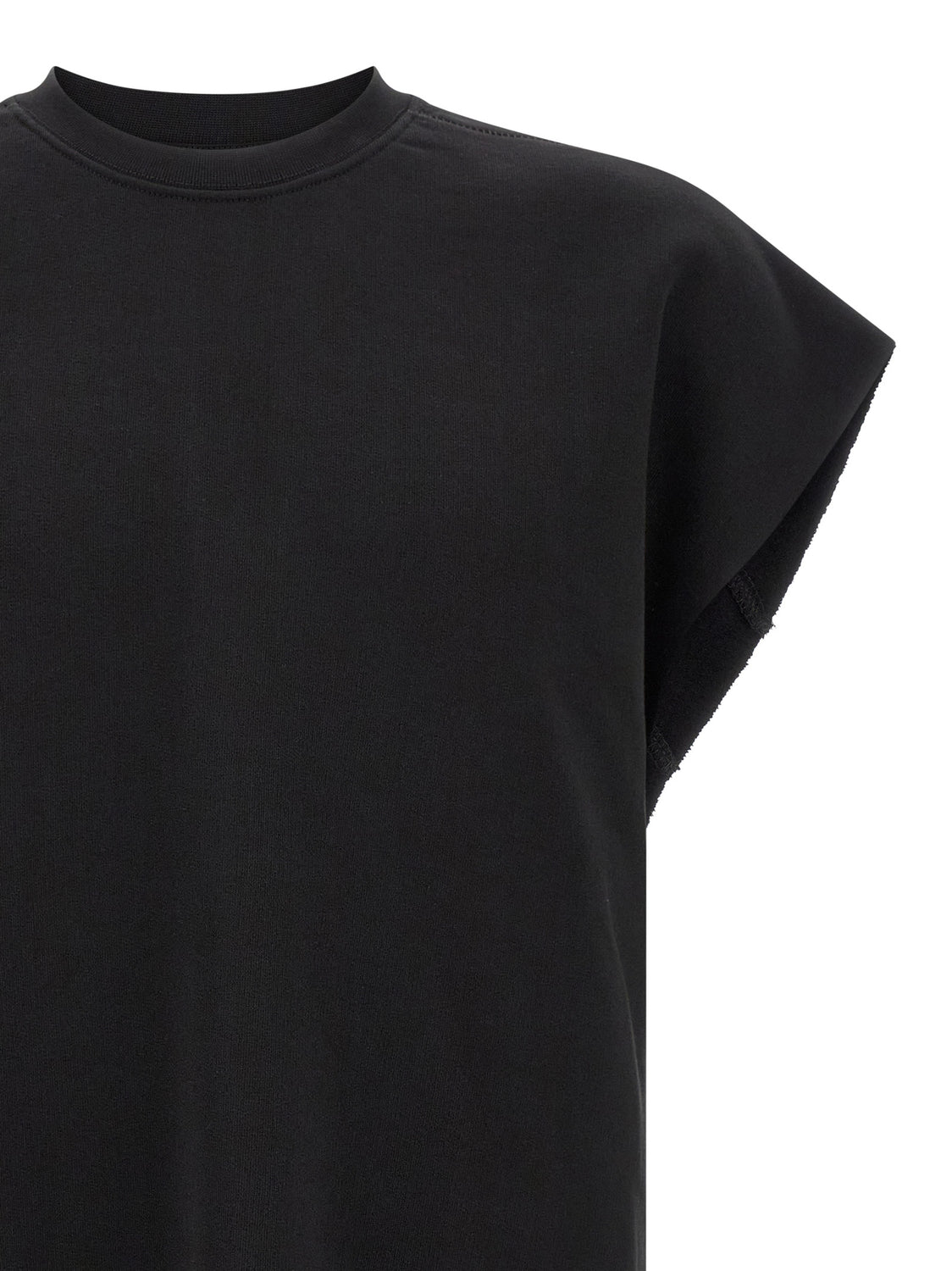 Black Cotton Sweatshirt