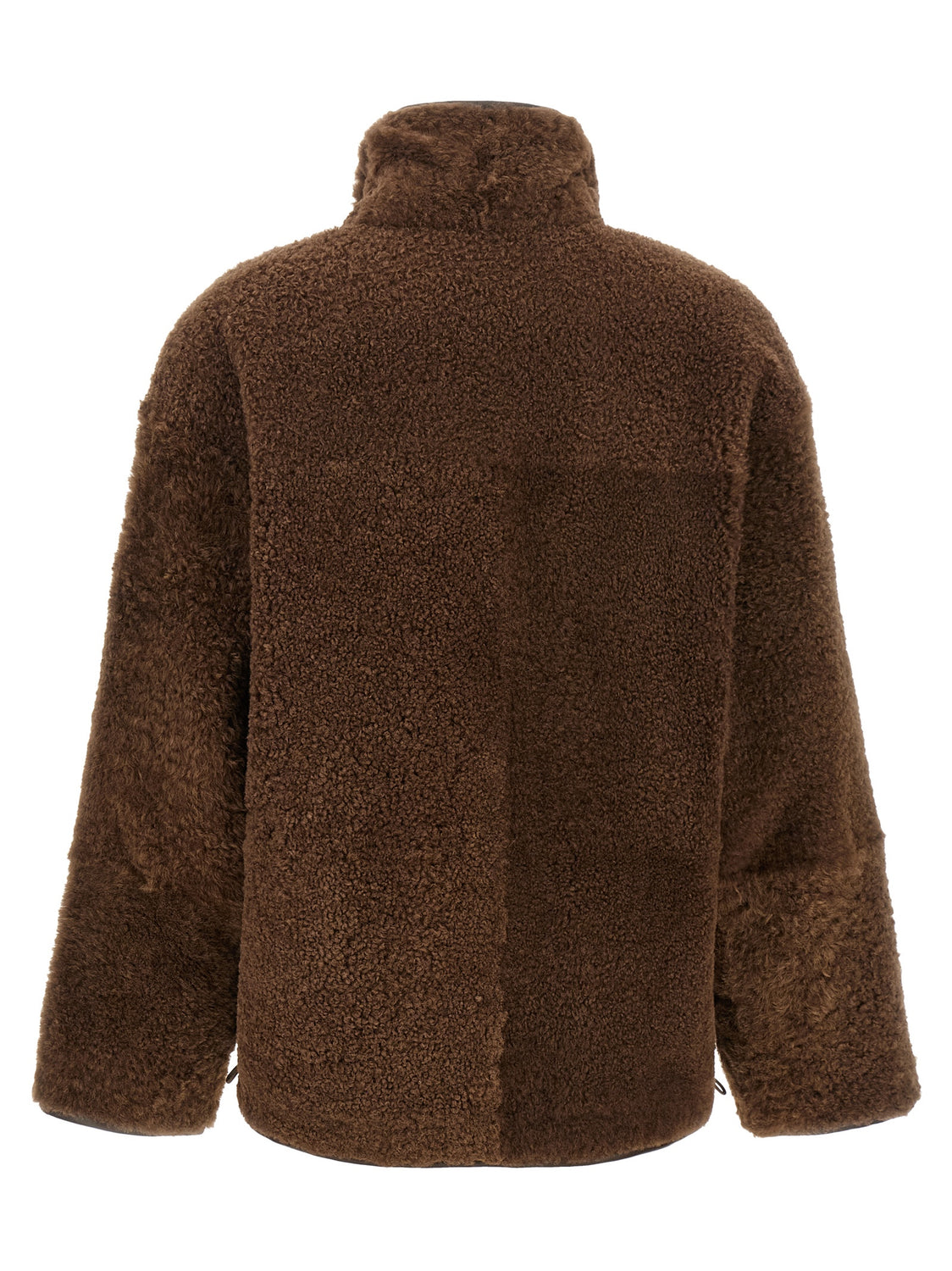 Brown Lamb Leather Biker Jacket