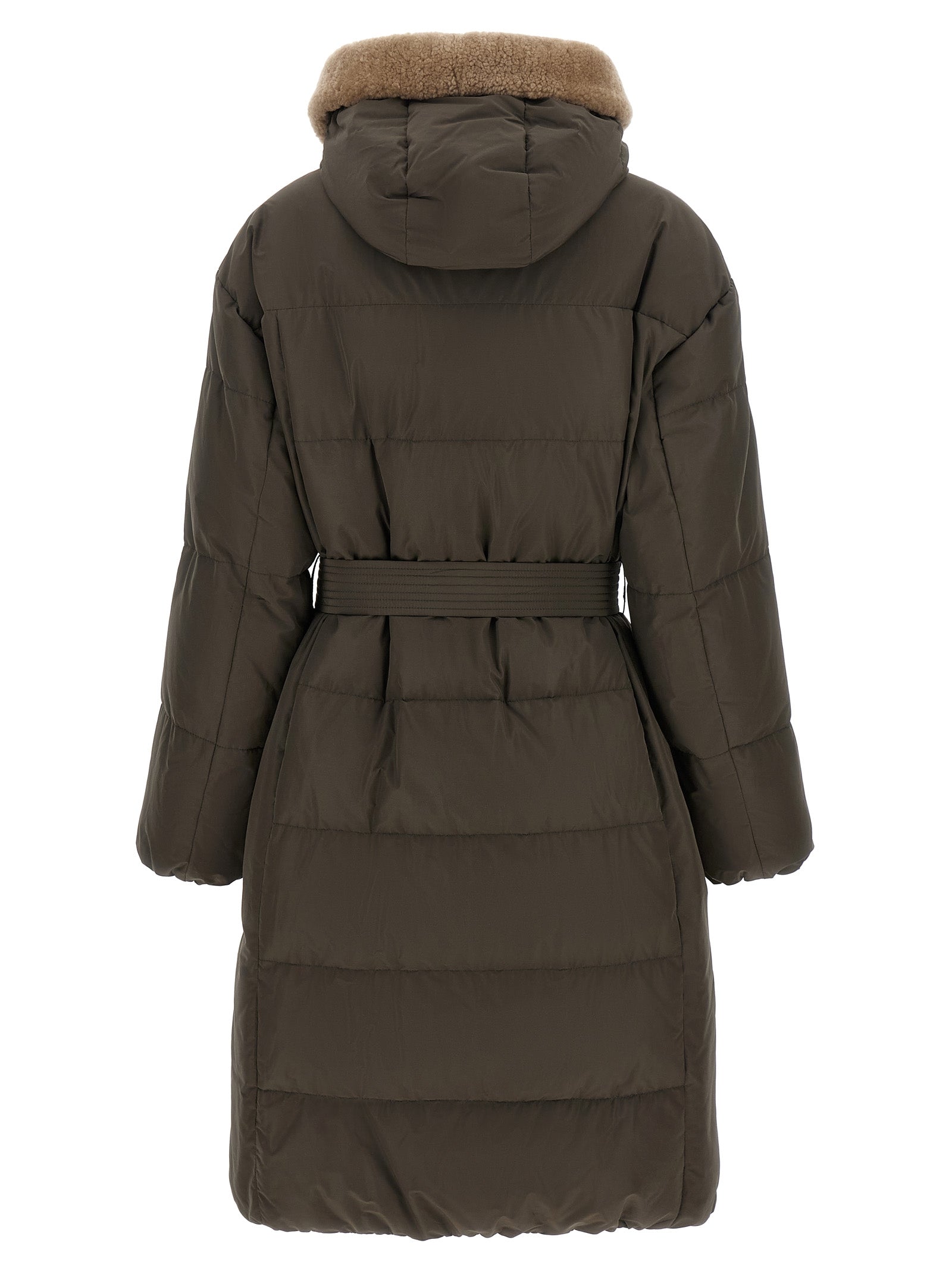 Bicolor Cotton Coat