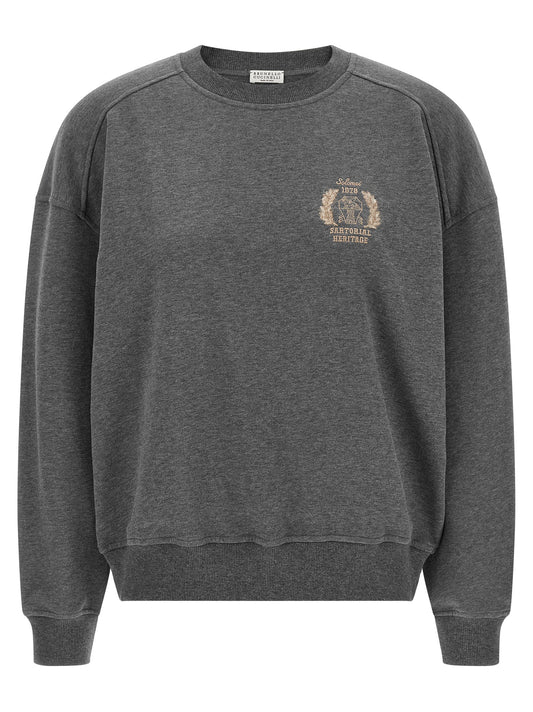 Gray Cotton Sweatshirt