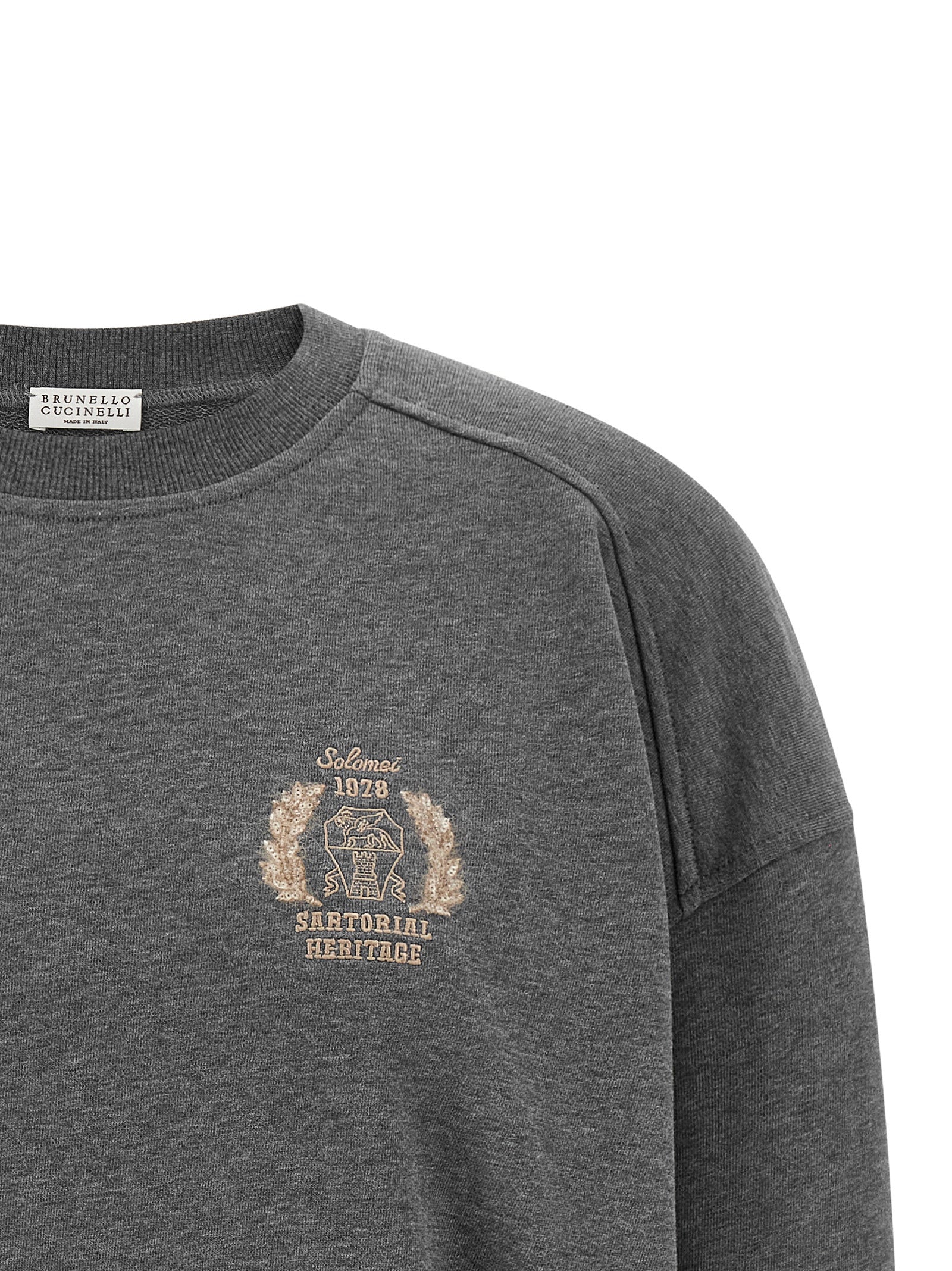 Gray Cotton Sweatshirt