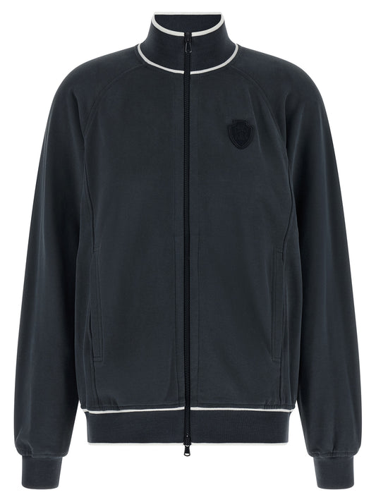 Blue Cotton Sweatshirt