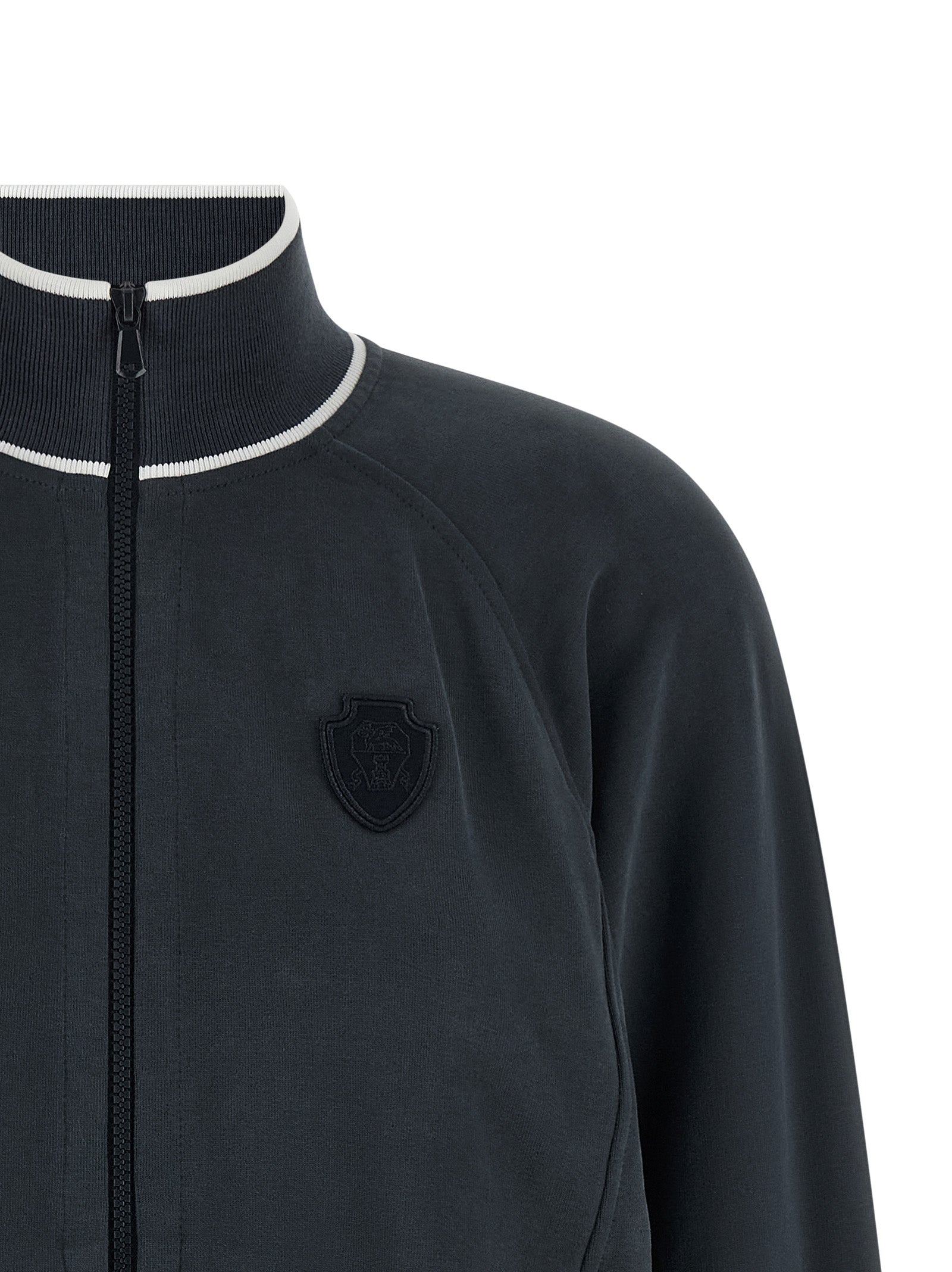 Blue Cotton Sweatshirt