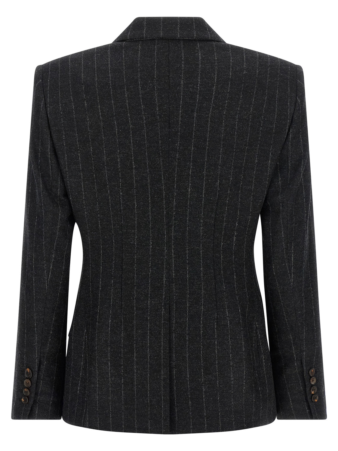 Gray Virgin Wool Blazer