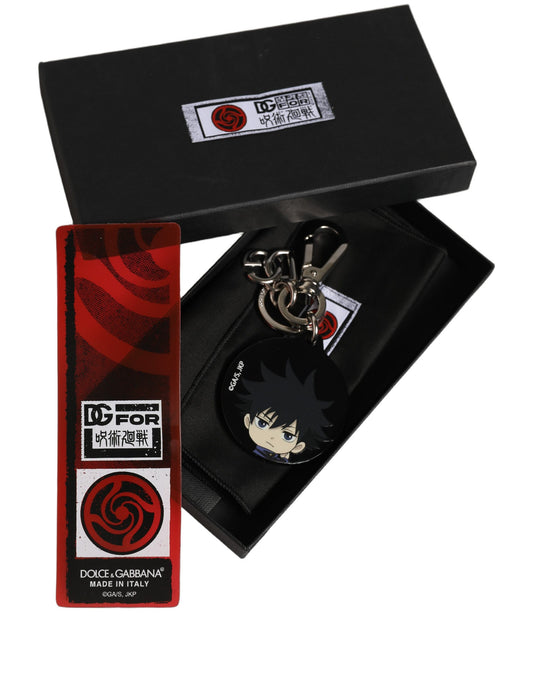 Black Fushiguro Megumi Charm Metal Keychain Keyring